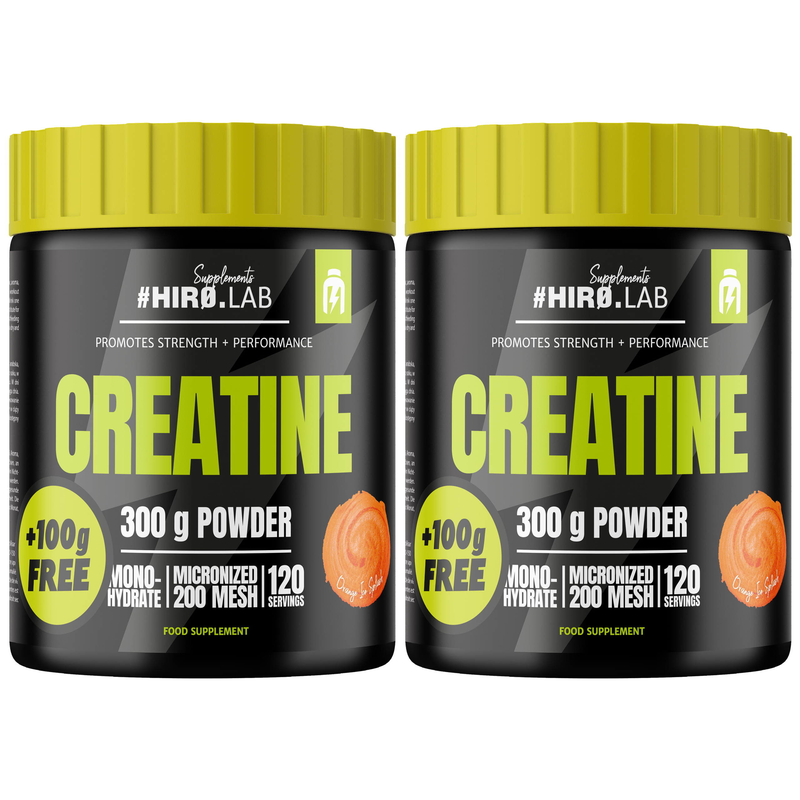HIRO.LAB Creatine - 2x 300g + 100g FREE