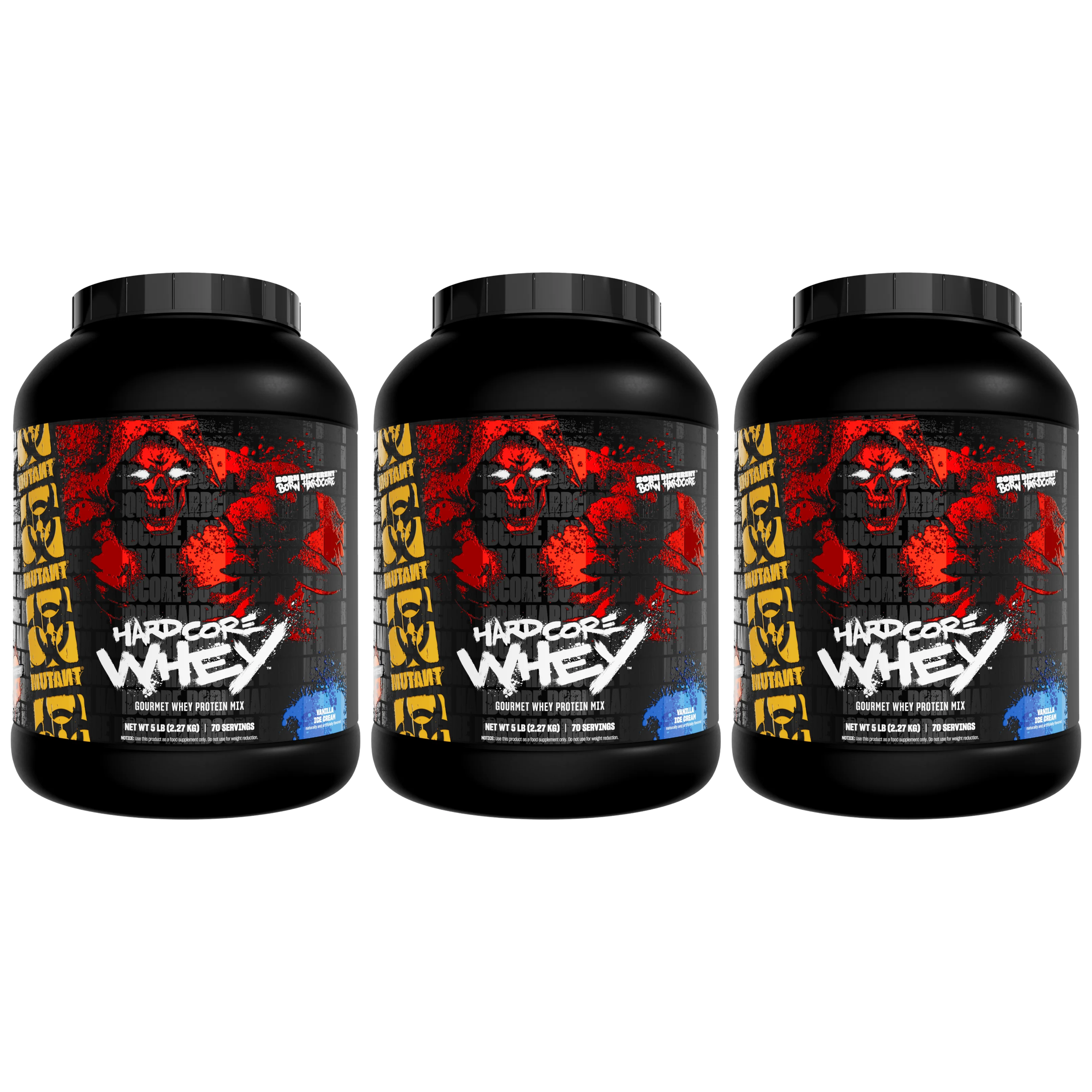 MUTANT - Hardcore Whey - 3x 2270g