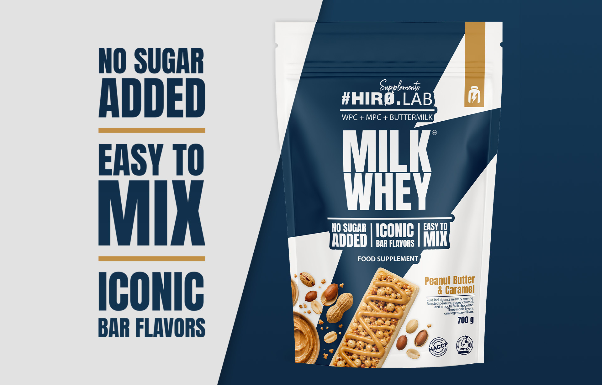 HIRO.LAB - Milk Whey - 2x 700g