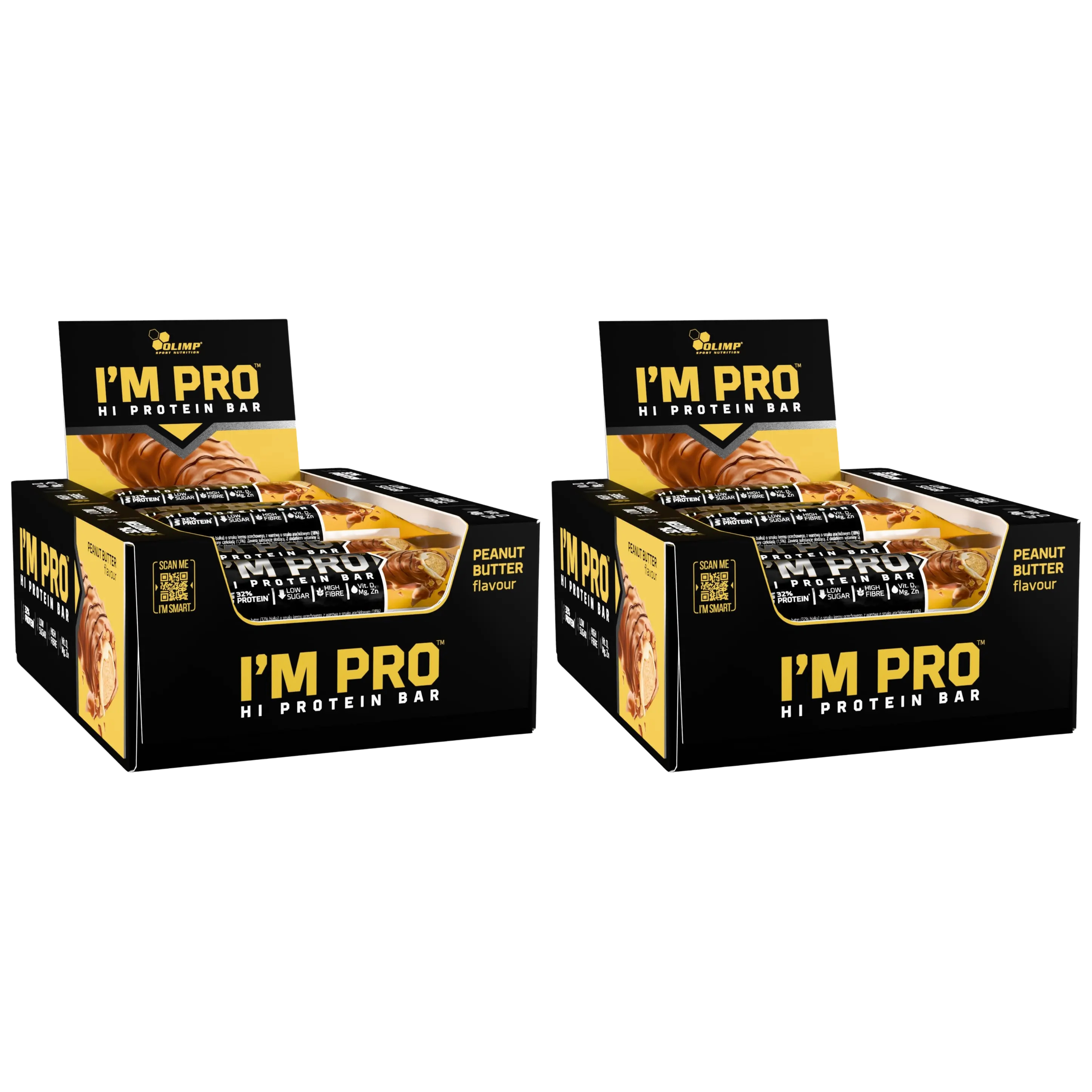 OLIMP - Protein Bar - 15x 2x 40g - Peanut Butter