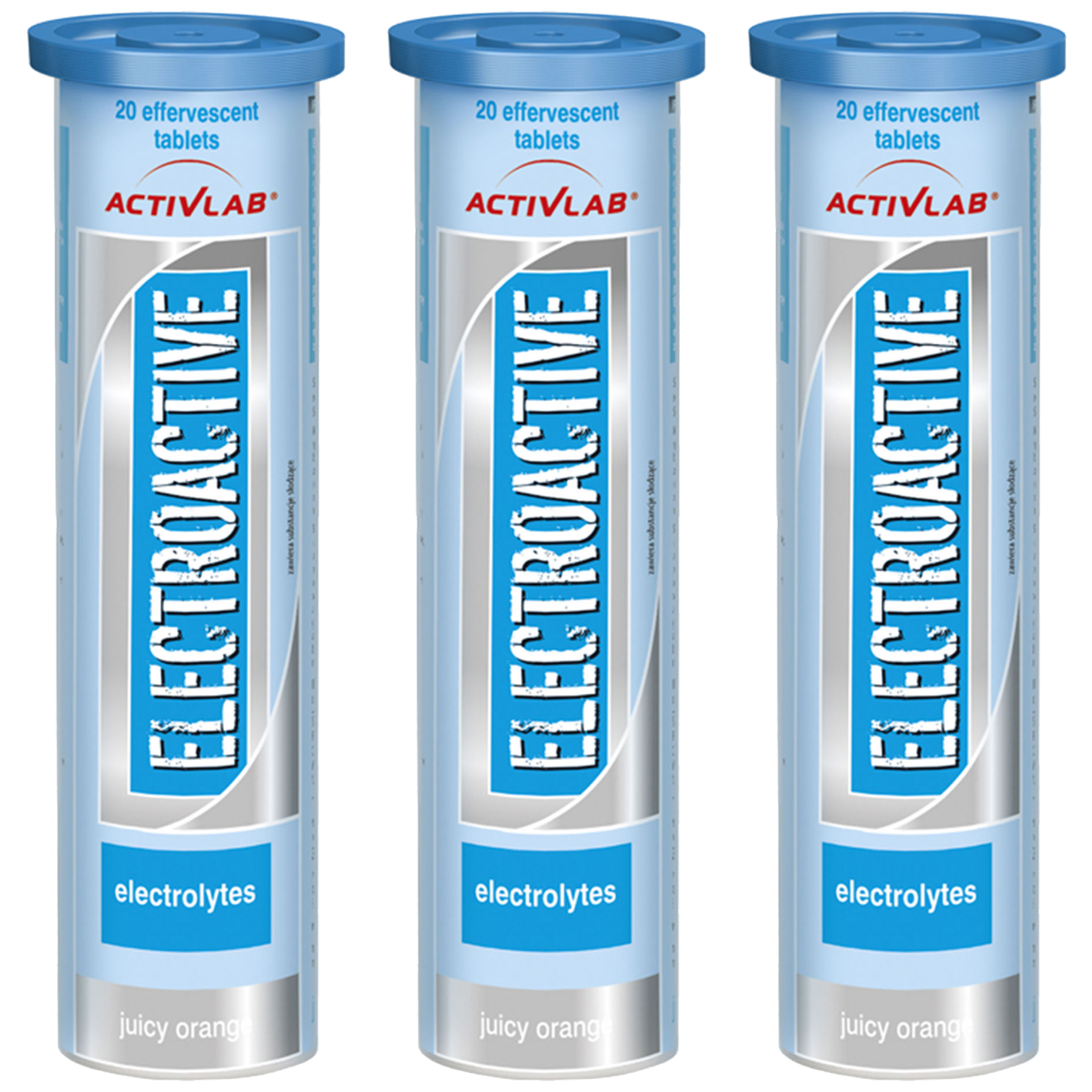 ACTIVLAB Electroactive Tabs - 3x 1szt (20 tabletek musujących)