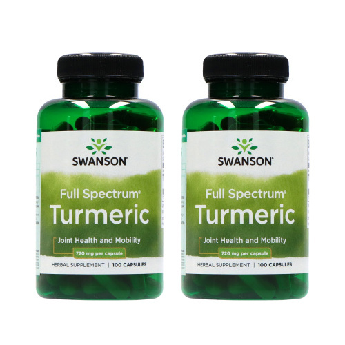 SWANSON Turmeric 720mg (Kurkuma) - 2x 100caps