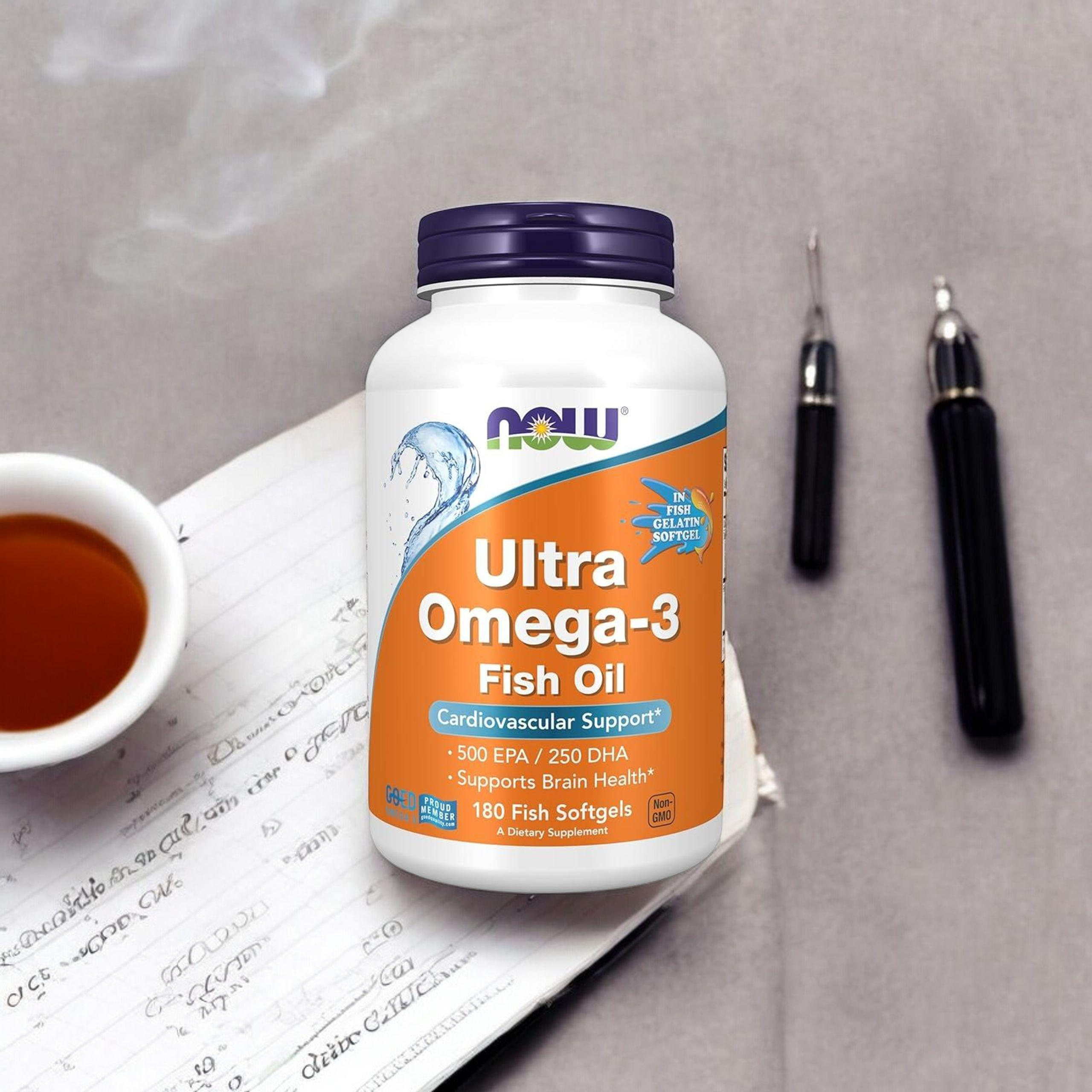 NOW - Ultra Omega-3 - 3x 180softgels