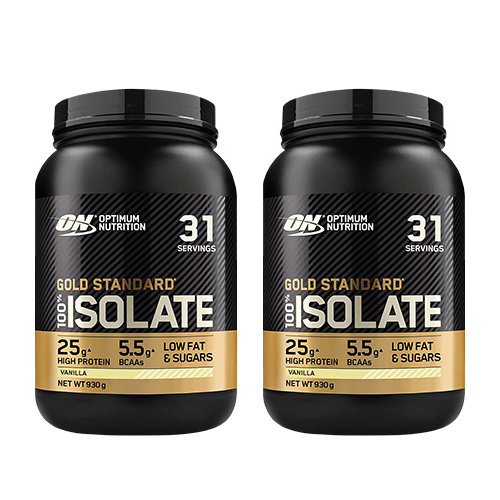 OPTIMUM NUTRITION Gold Standard 100% Isolate - 2x 930g