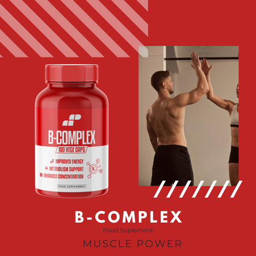 MP NUTRITION Vitamin B-Complex - 100vcaps - Kompleks Witamin B
