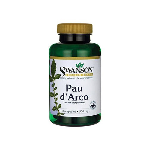 SWANSON Pau d'Arco 500mg - 3x 100caps.