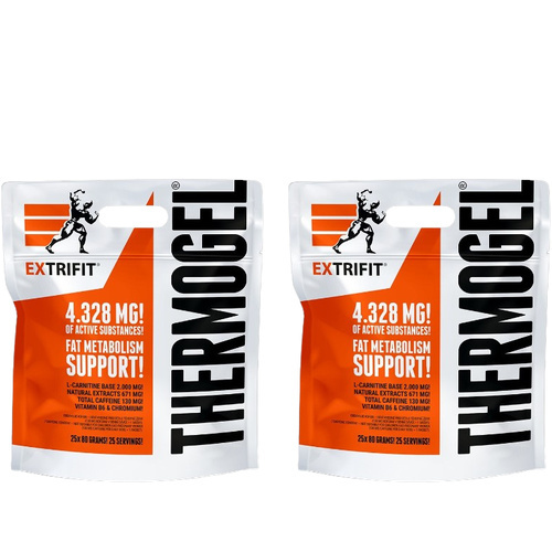 EXTRIFIT - THERMO GEL - 25x 2x 80g - Cherry