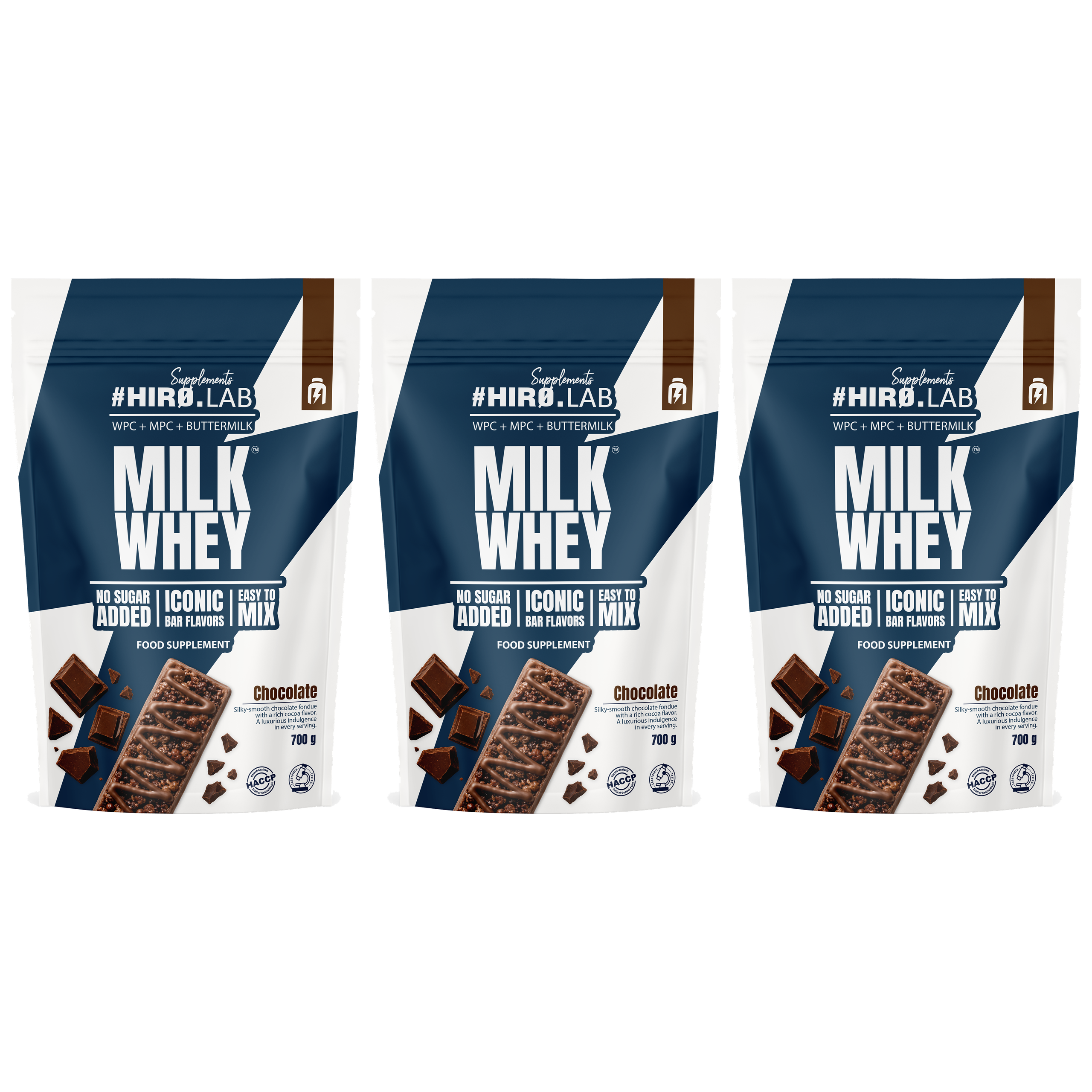 HIRO.LAB - Milk Whey - 3x 700g