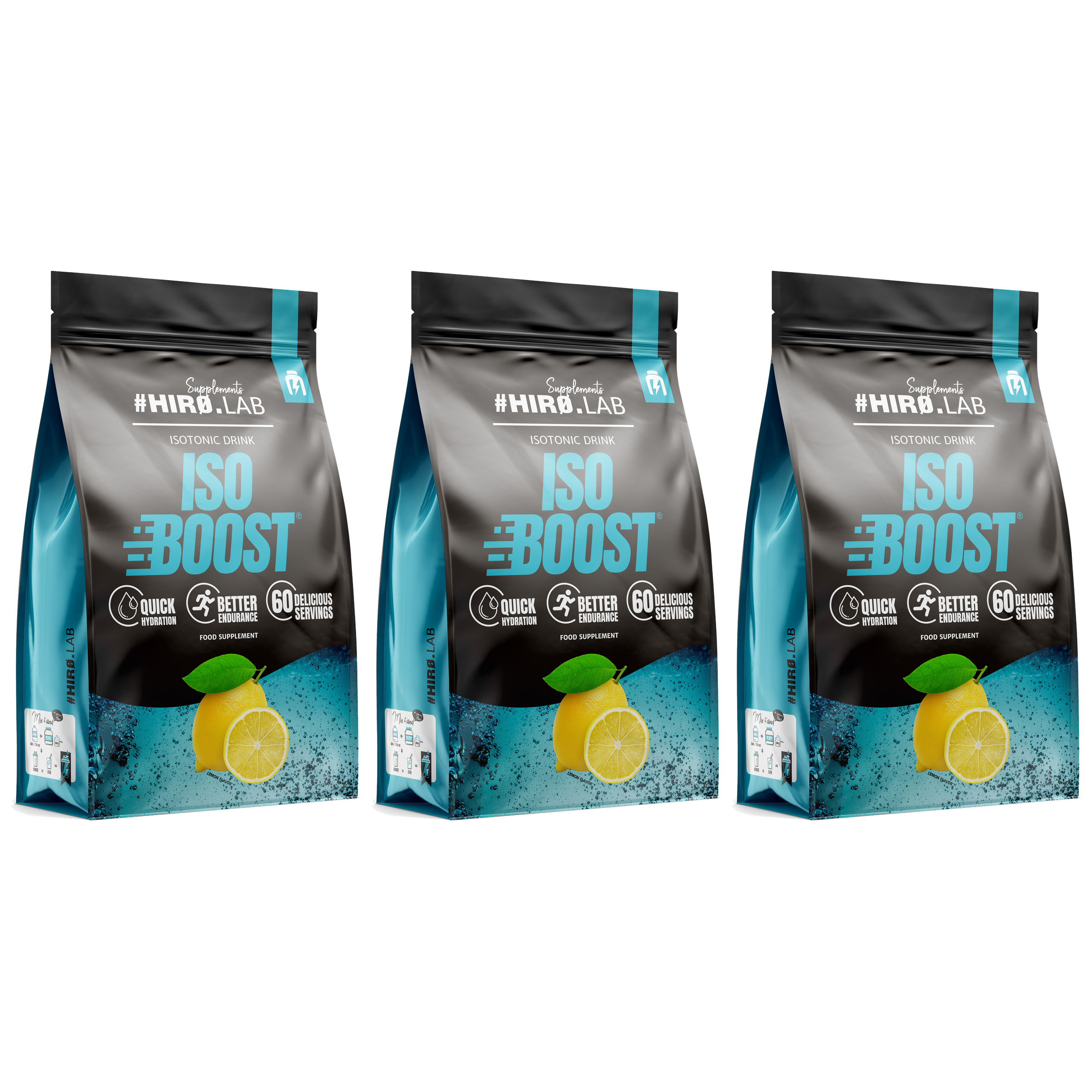 HIRO.LAB Iso Boost - 3x 1500g