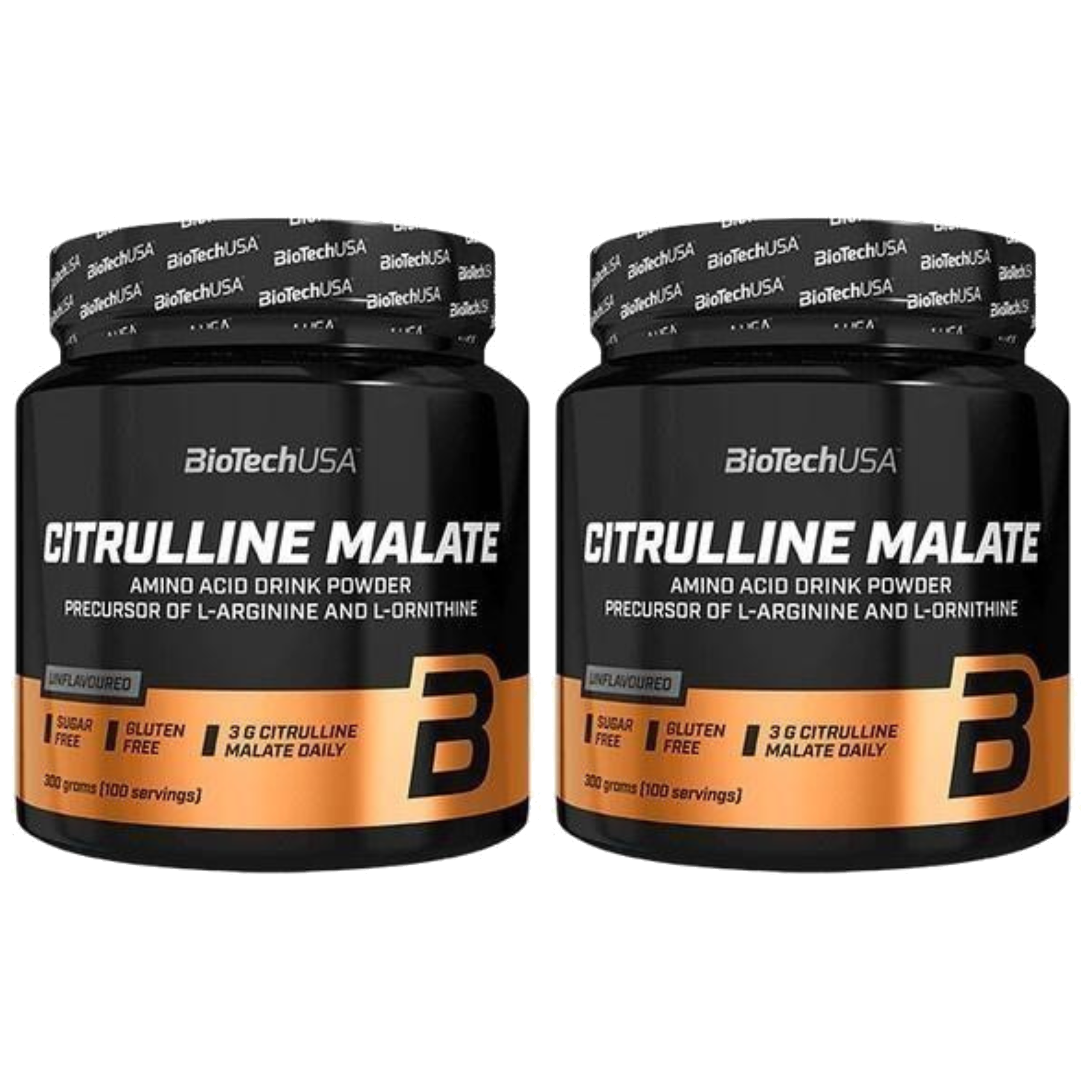 BioTech USA - Citrulline Malate - 2x 300g - Green Apple