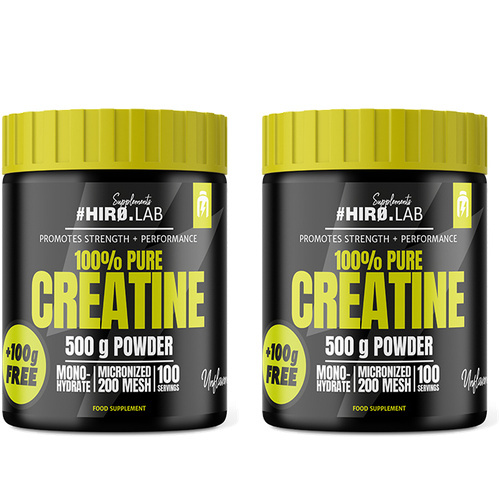 HIRO.LAB 100% Pure Creatine - 2x 500g + 100g FREE