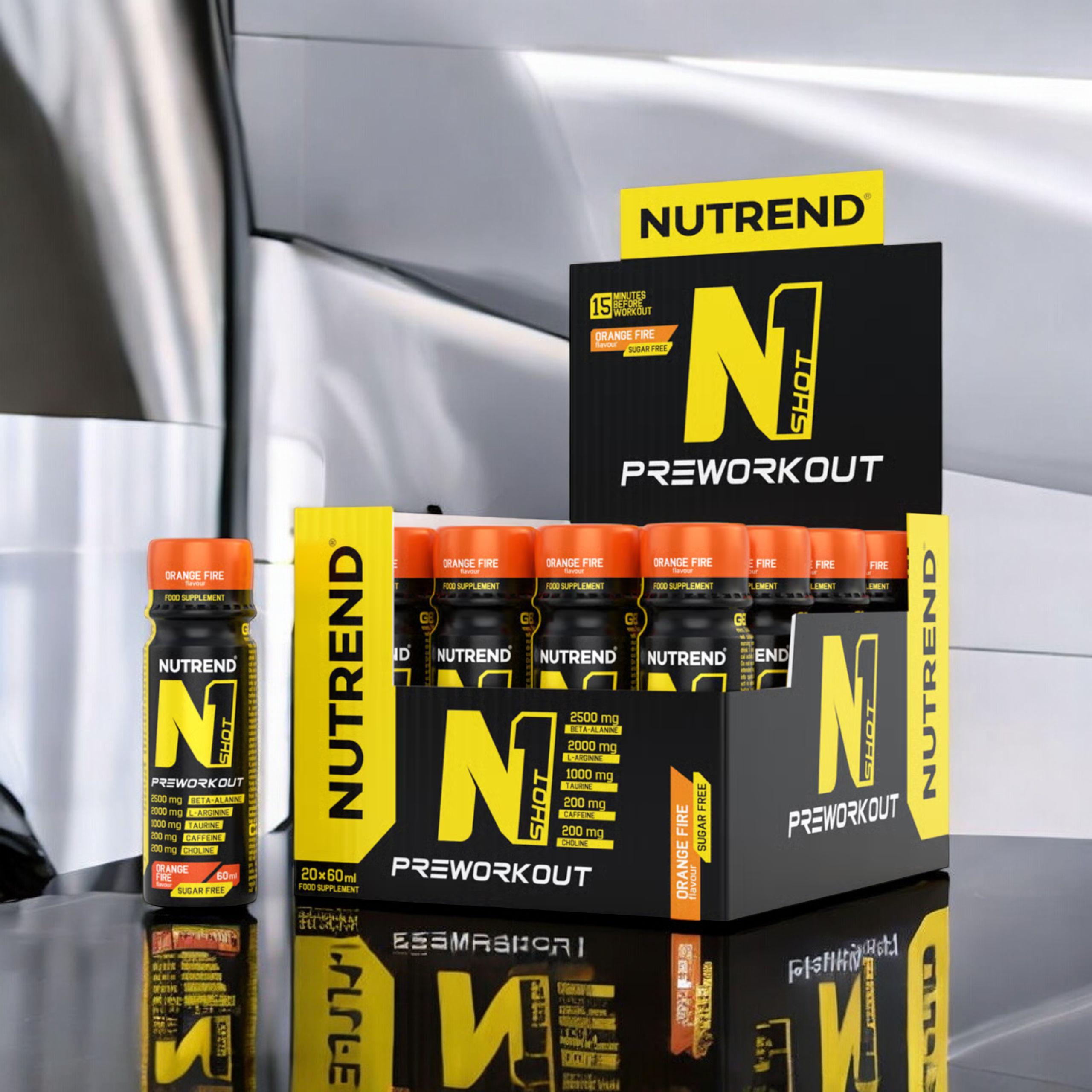 NUTREND - N1 Shot PreWorkout - 20x 2x 60ml