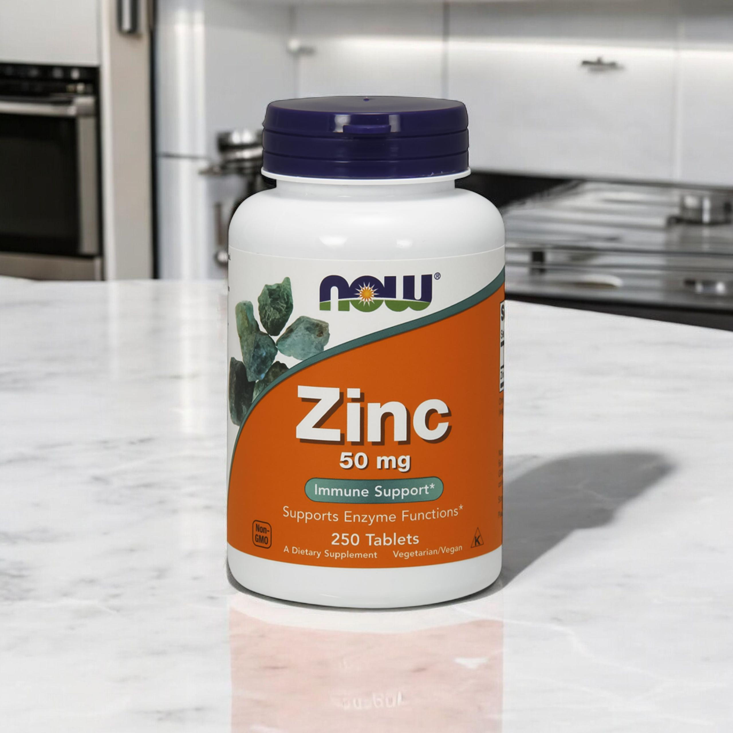 NOW Zinc 50mg - 2x 250tabs