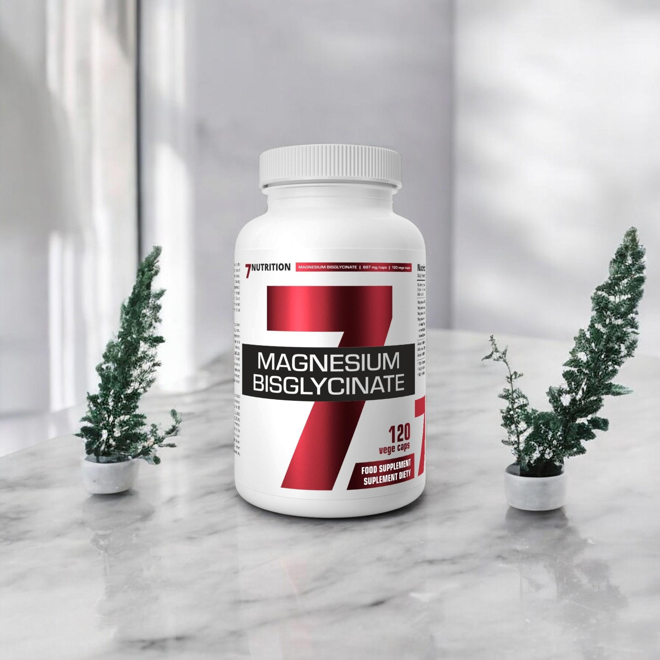 7 NUTRITION - Magnesium Bisglycinate - 120vcaps.