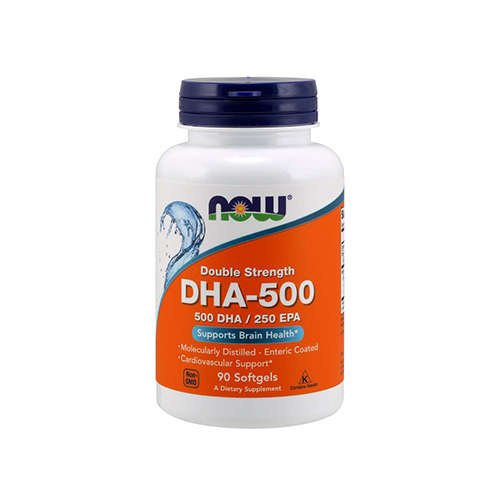NOW DHA 500mg - 2x 90softgels