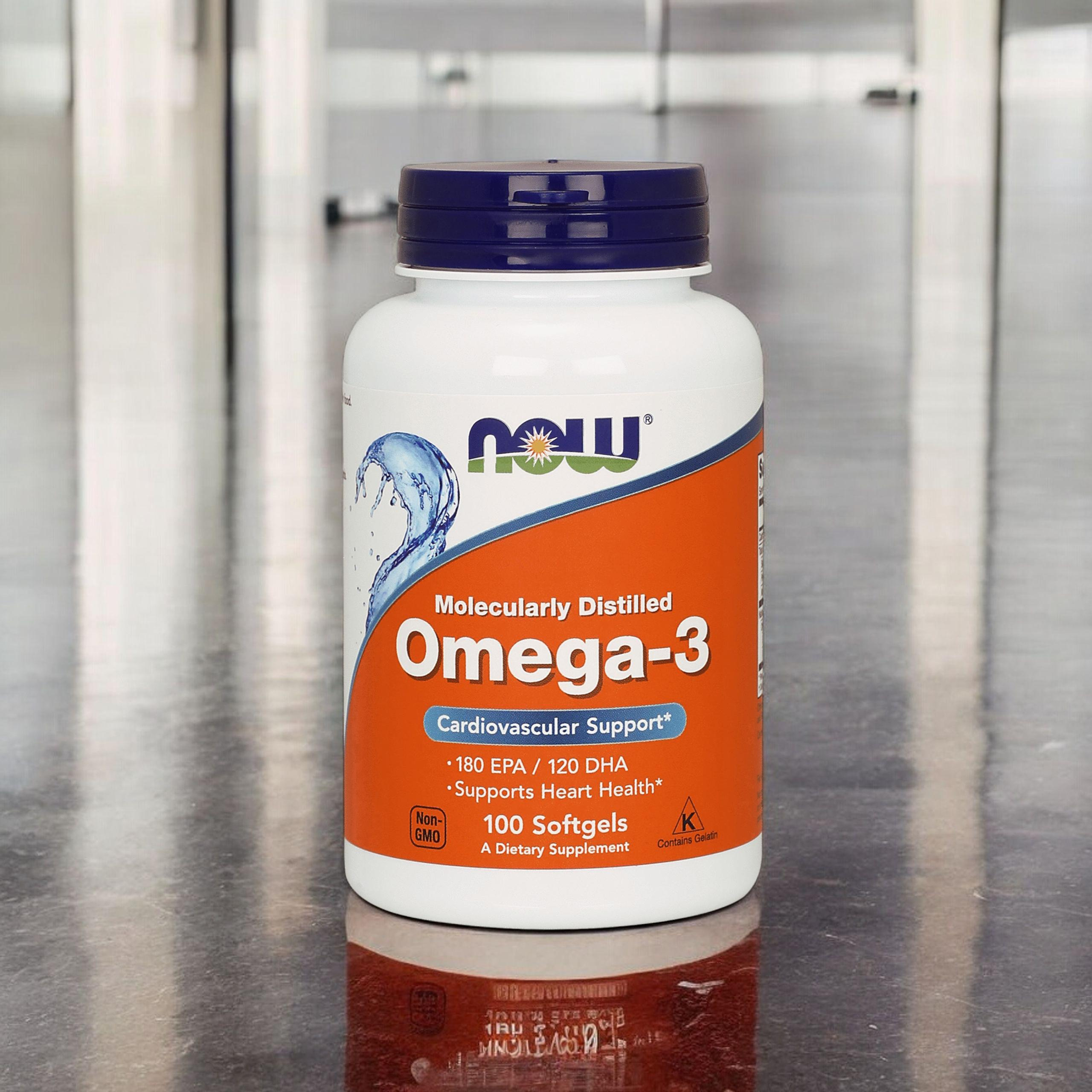 NOW Omega-3 - 2x 100soft gels