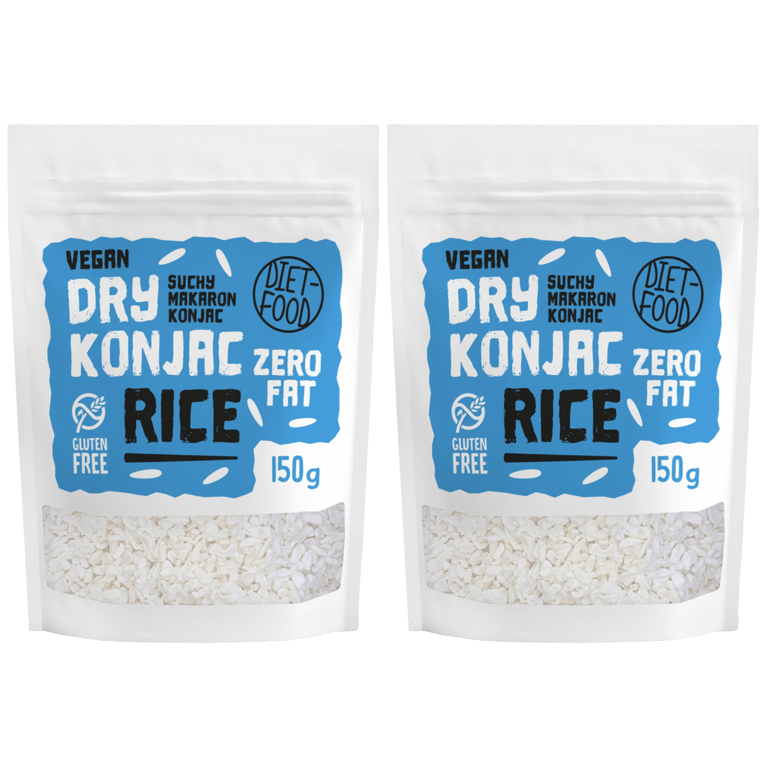 DIET FOOD - Dry Konjac Rice - 2x 150g