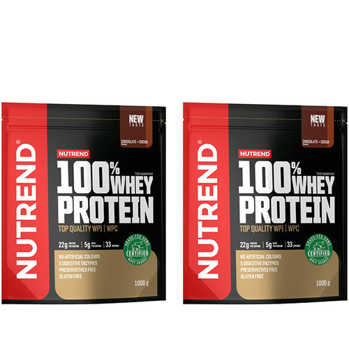 NUTREND 100% Whey Protein - 2x 1000g