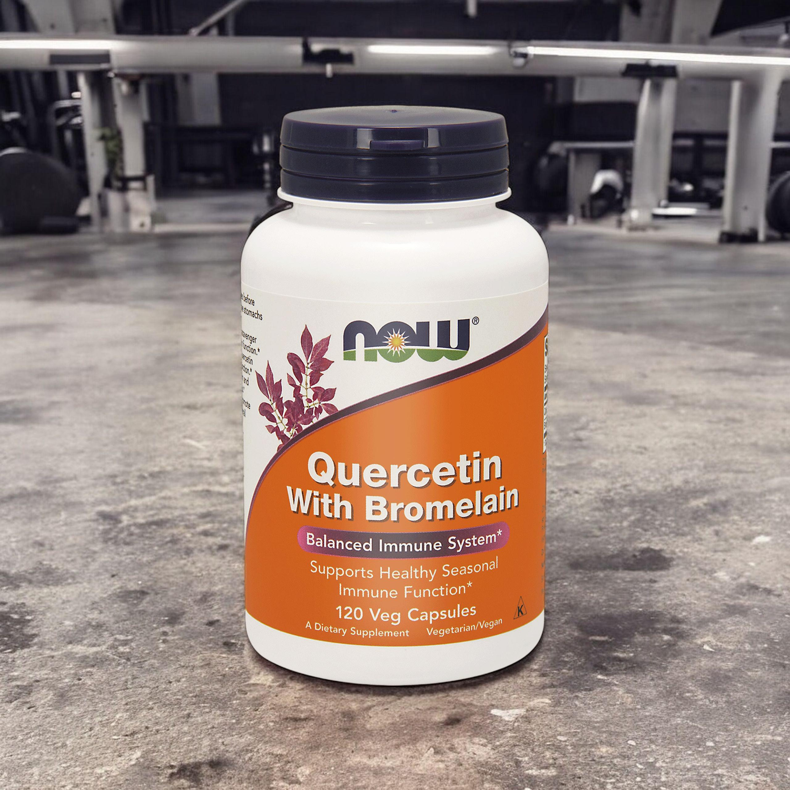 NOW Quercetin With Bromelain - 2x 120vcaps