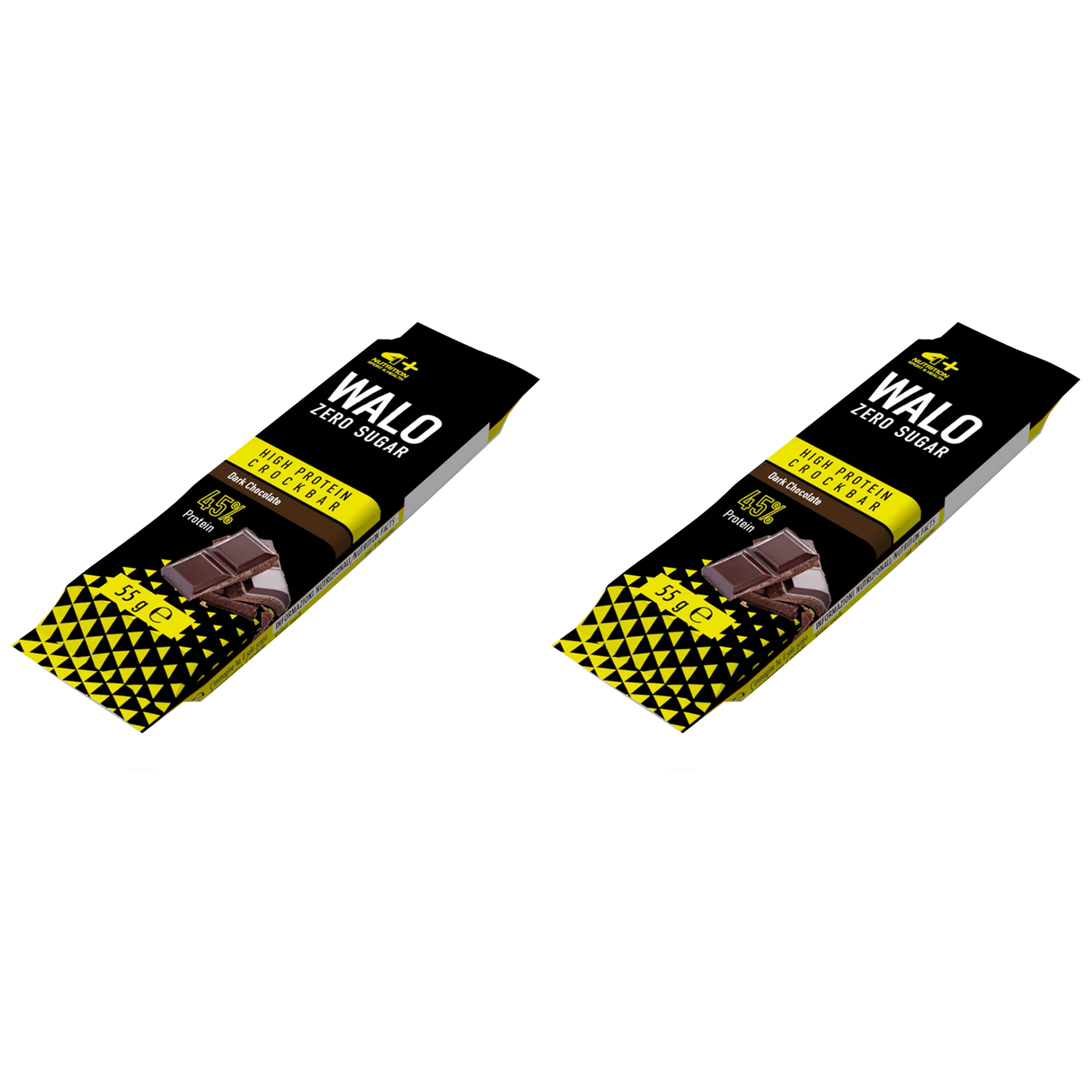 4+ NUTRITION Walo Zero Sugar High Protein CrockBar - 2x 55g