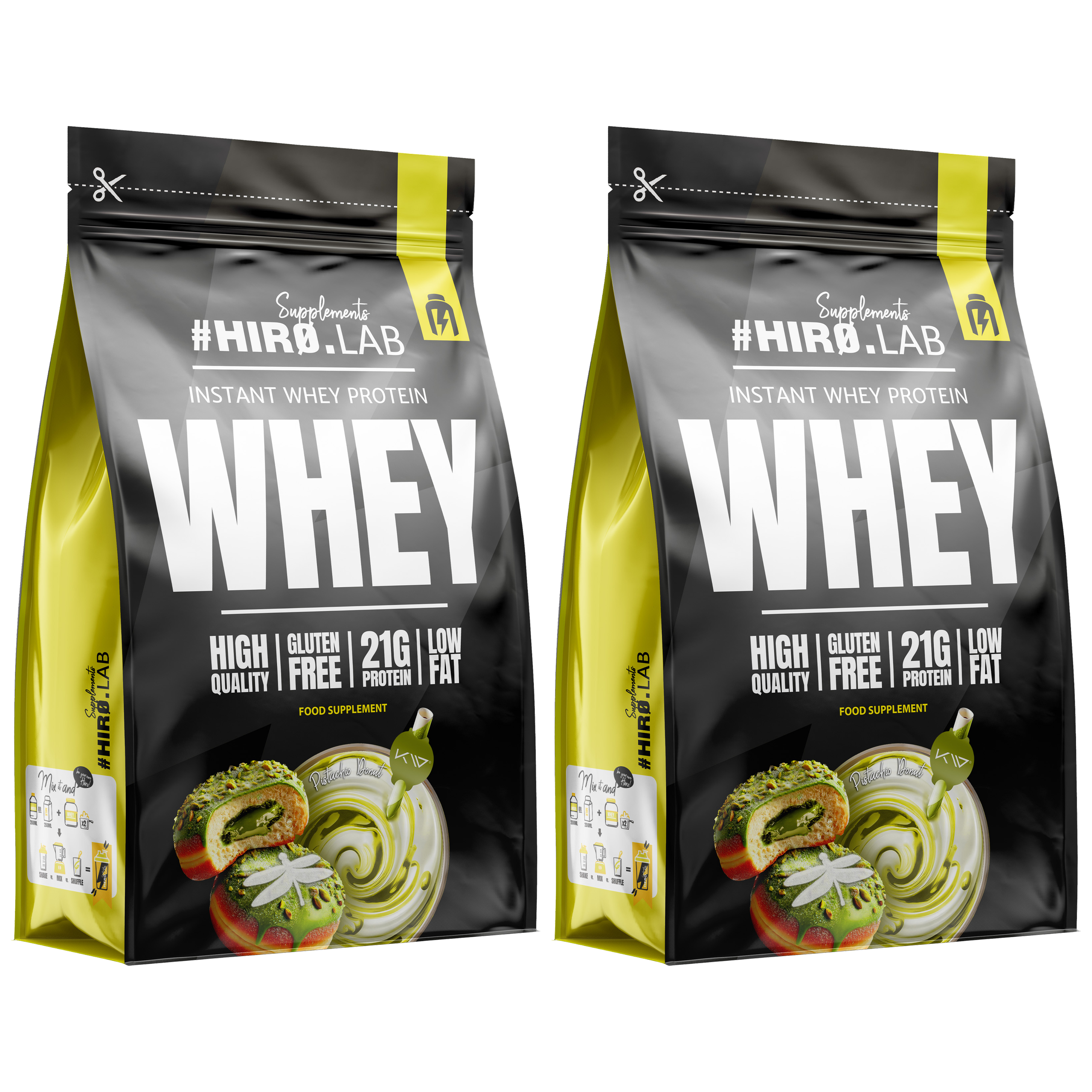 HIRO.LAB Instant Whey Protein - 2x 750g