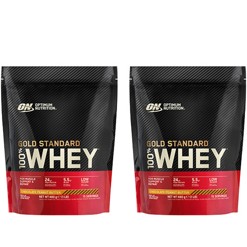 OPTIMUM NUTRITION Whey Gold Standard Bag - 2x 480g