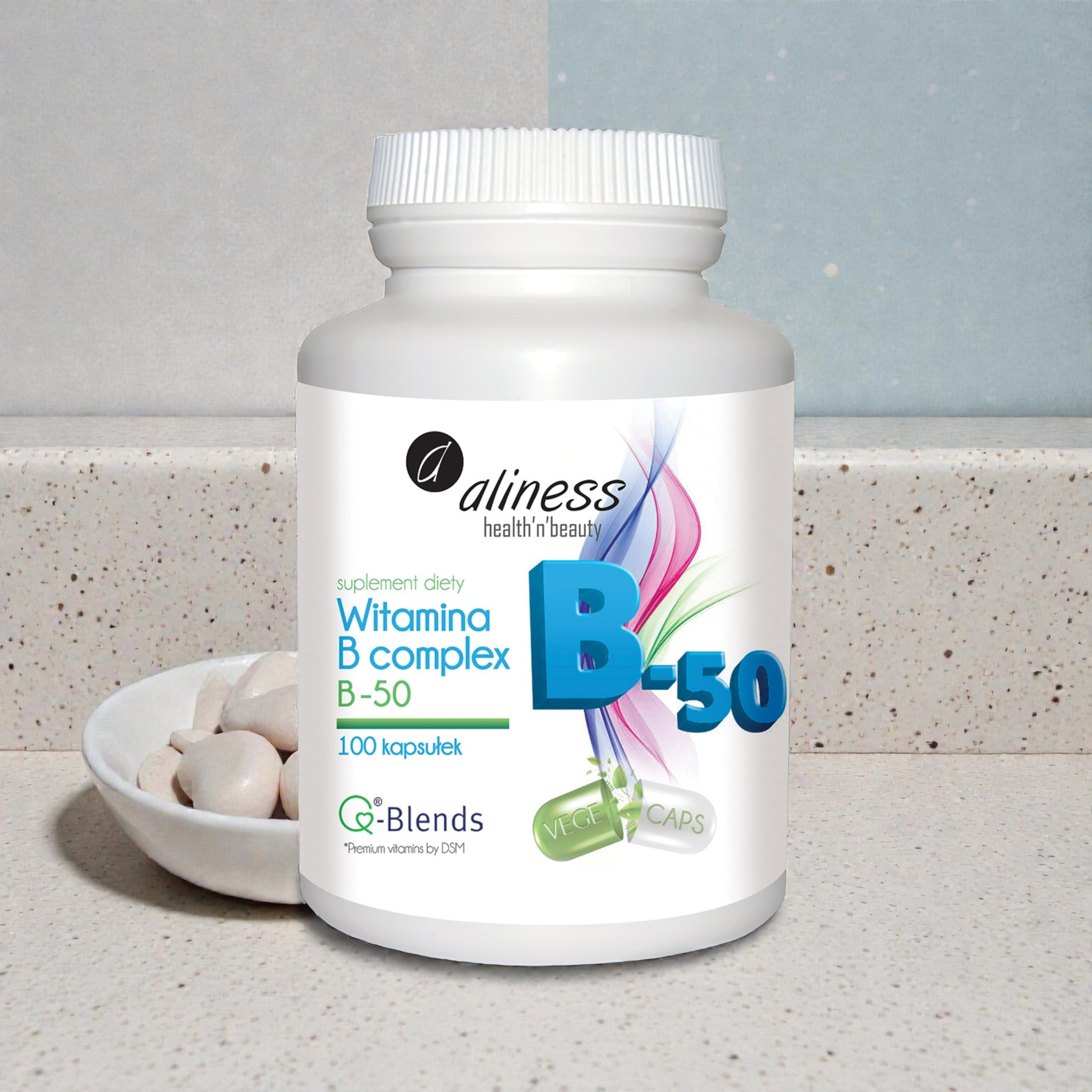 ALINESS - Witamina B Complex B-50 3x 100vcaps.