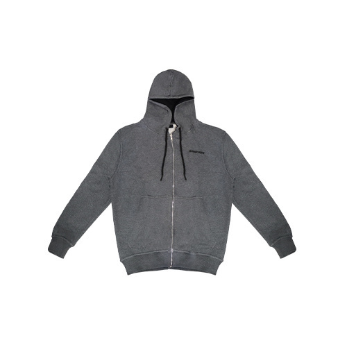 GASPARI NUTRITION Zipped Hoodie - Grey - 3x Bluza z kapturem na zamek