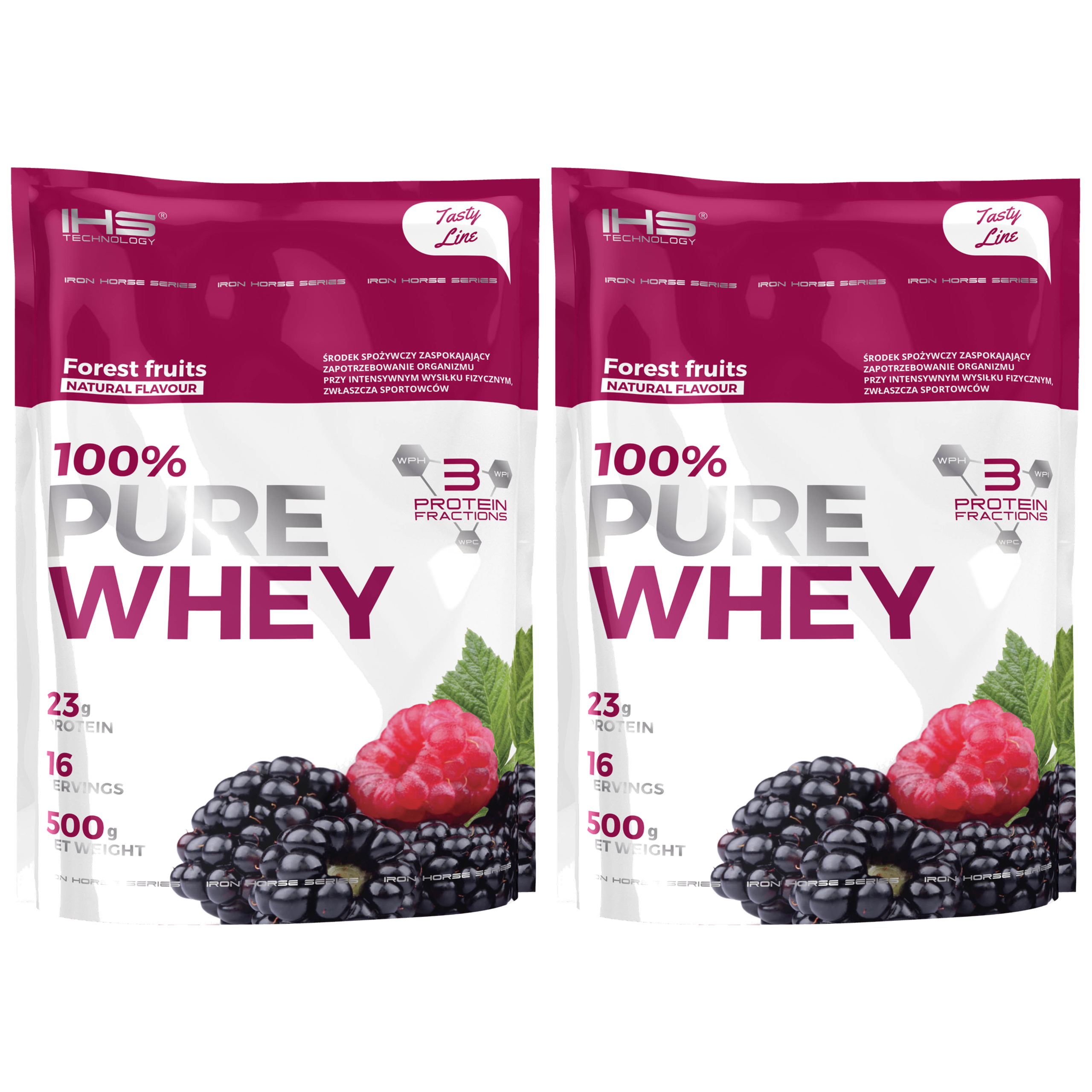 IRON HORSE 100% Pure Whey - 2x 500g