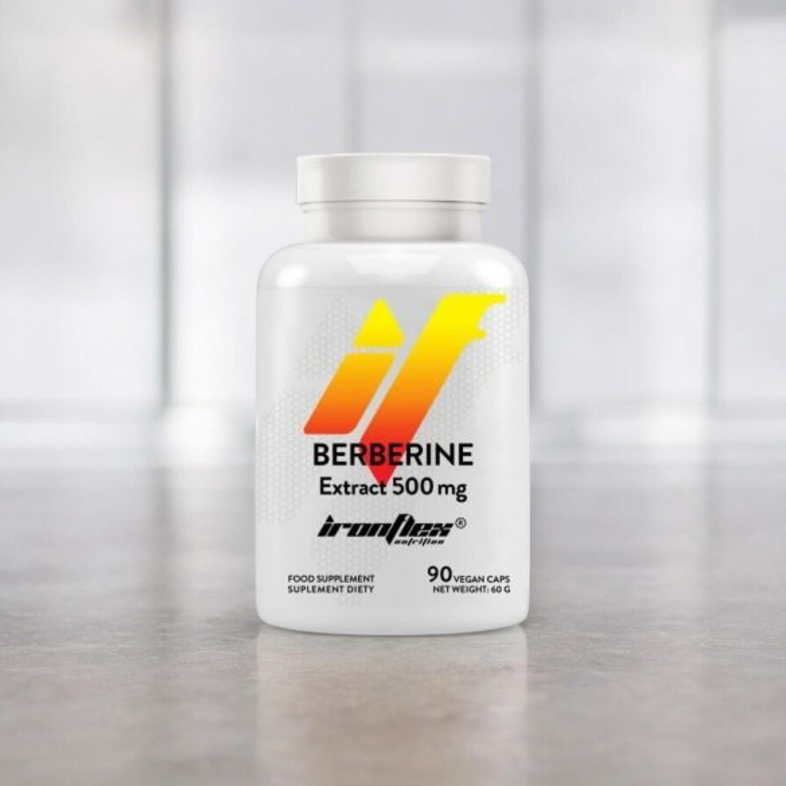 IRONFLEX - Berberine Extract 500mg - 2x 90tabs.