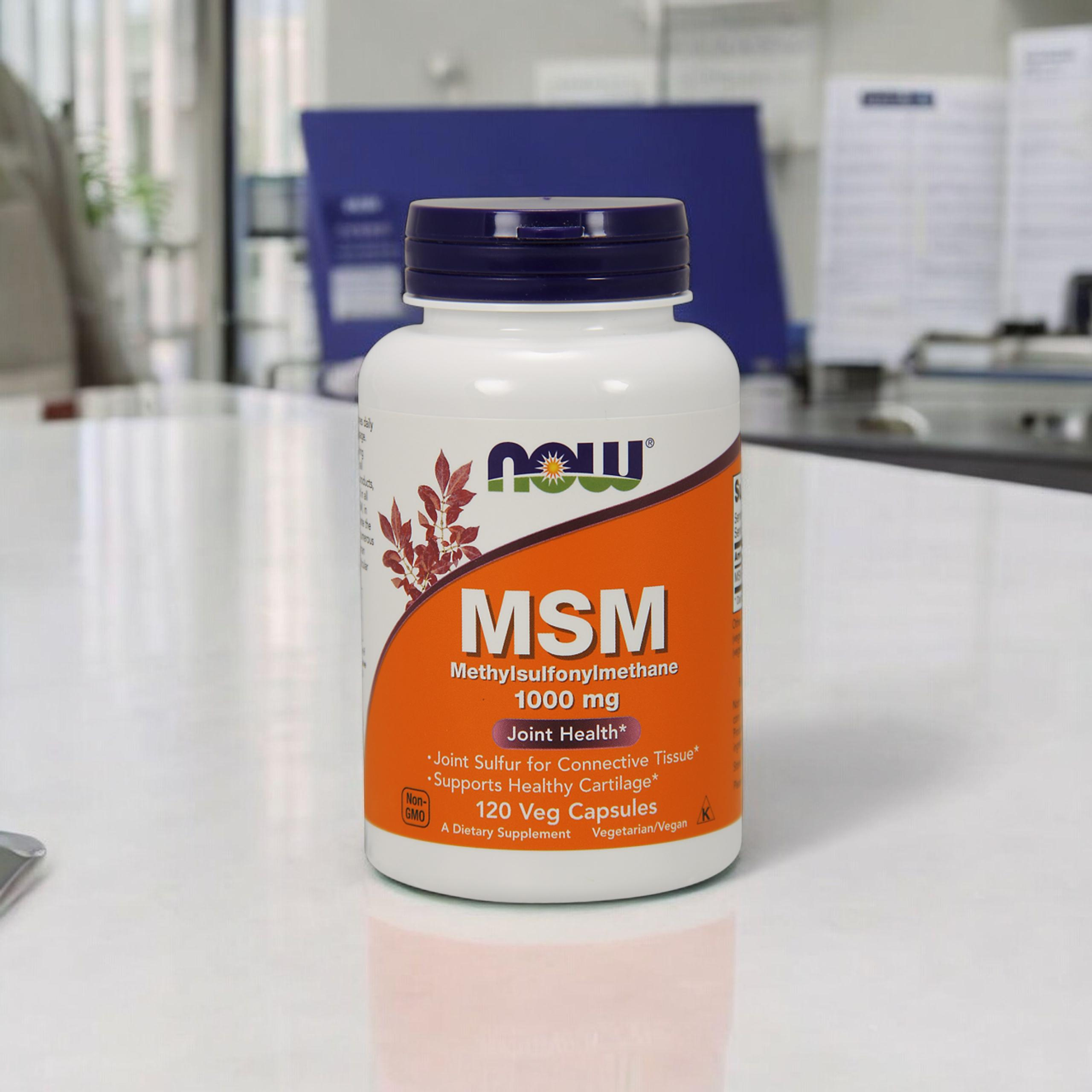 NOW MSM 1000mg - 3x 120vcaps