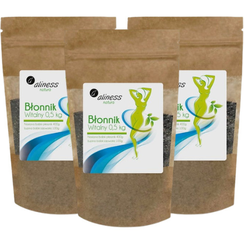 ALINESS - Błonnik Witalny + Acerola - 3x 500g