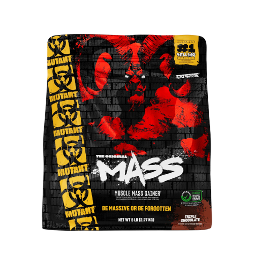 Produktverpackung von Mutant Mass 2270g mit Protein-Kohlenhydrat-Komponenten