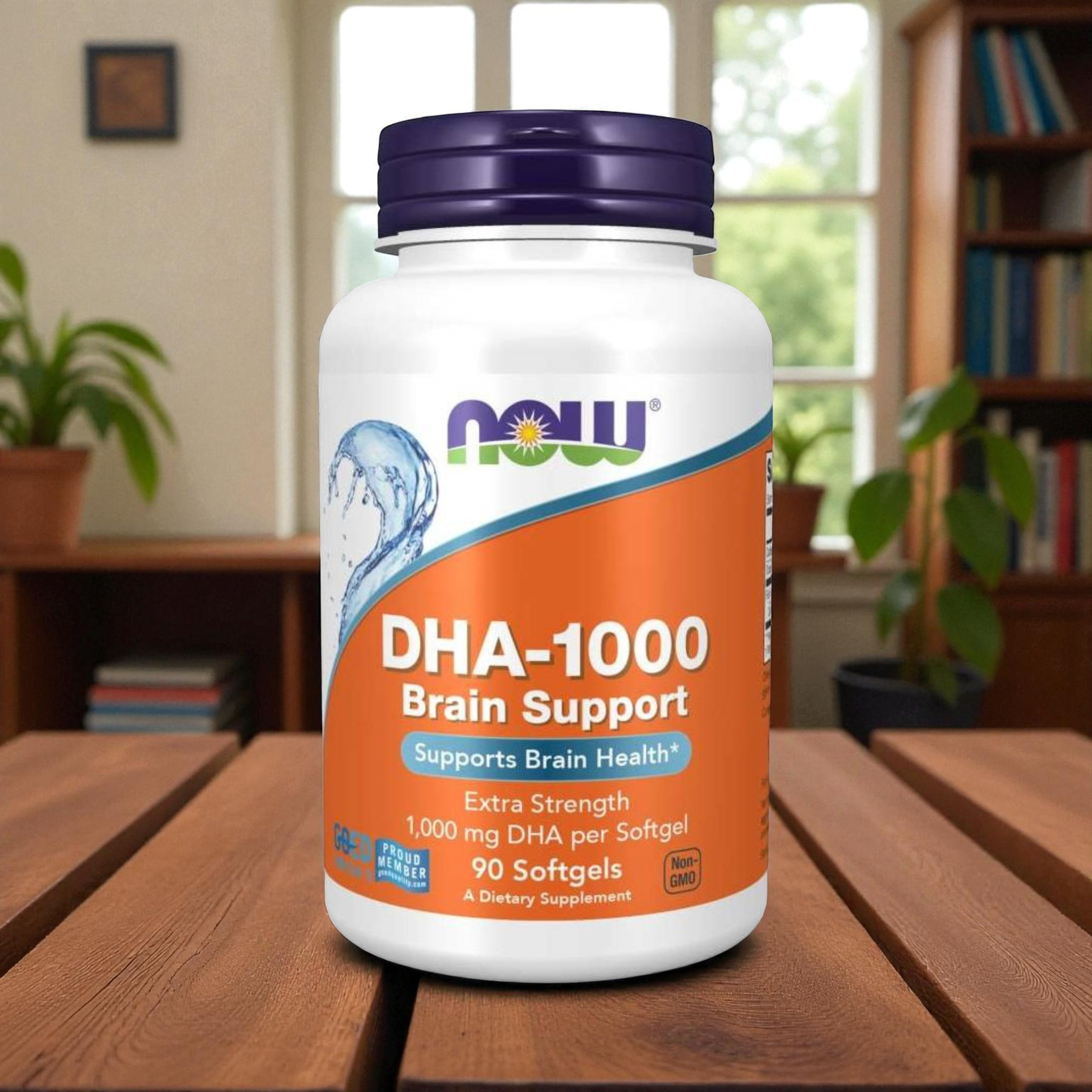 NOW - DHA 1000mg - 2x 90softgels