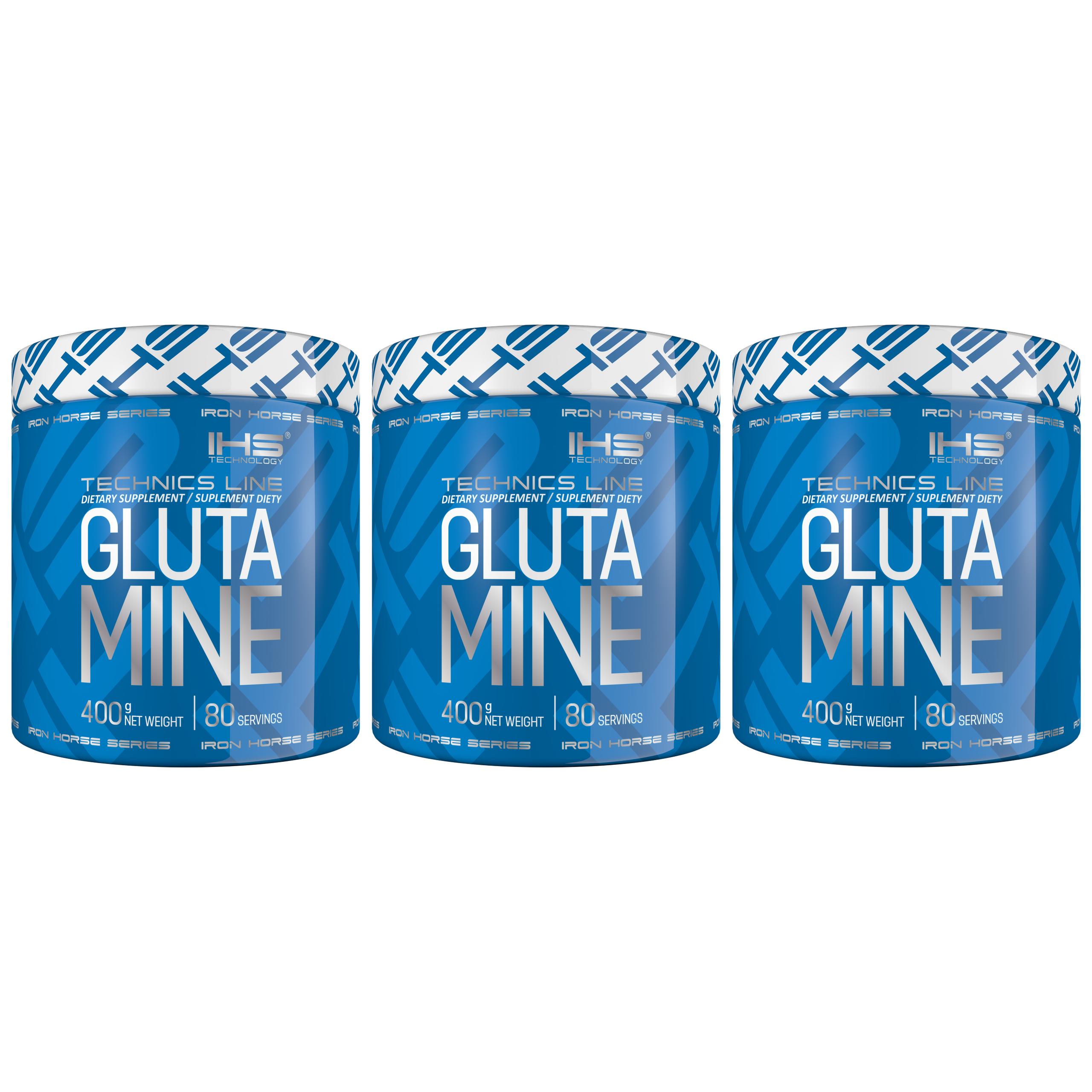IRON HORSE Glutamine - 3x 400g