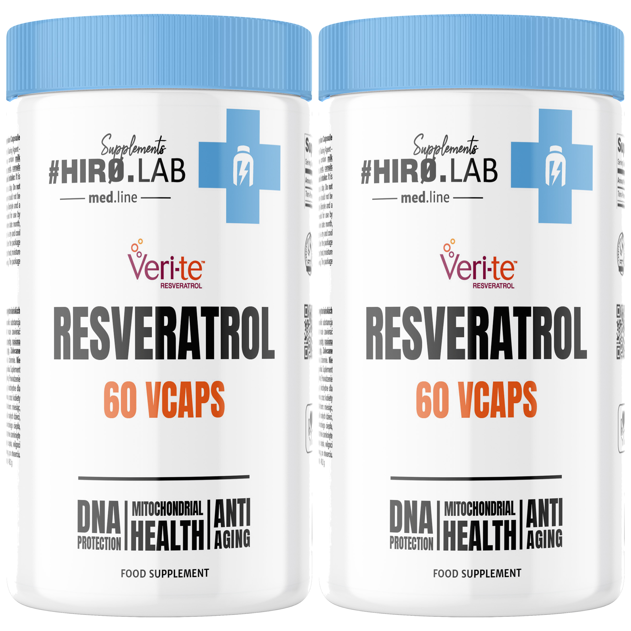 HIRO.LAB - Resweratrol - 2x 60vcaps.