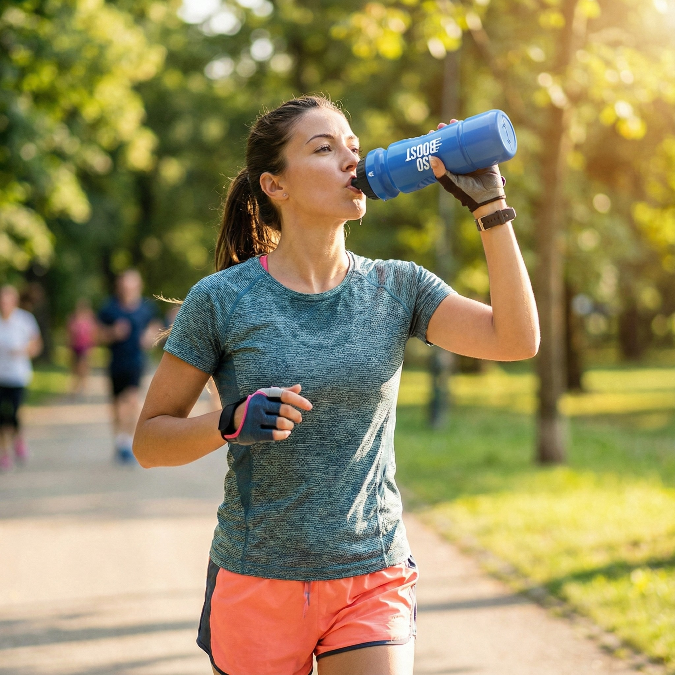 HIRO.LAB Bidon Iso Boost - 900ml - Blue