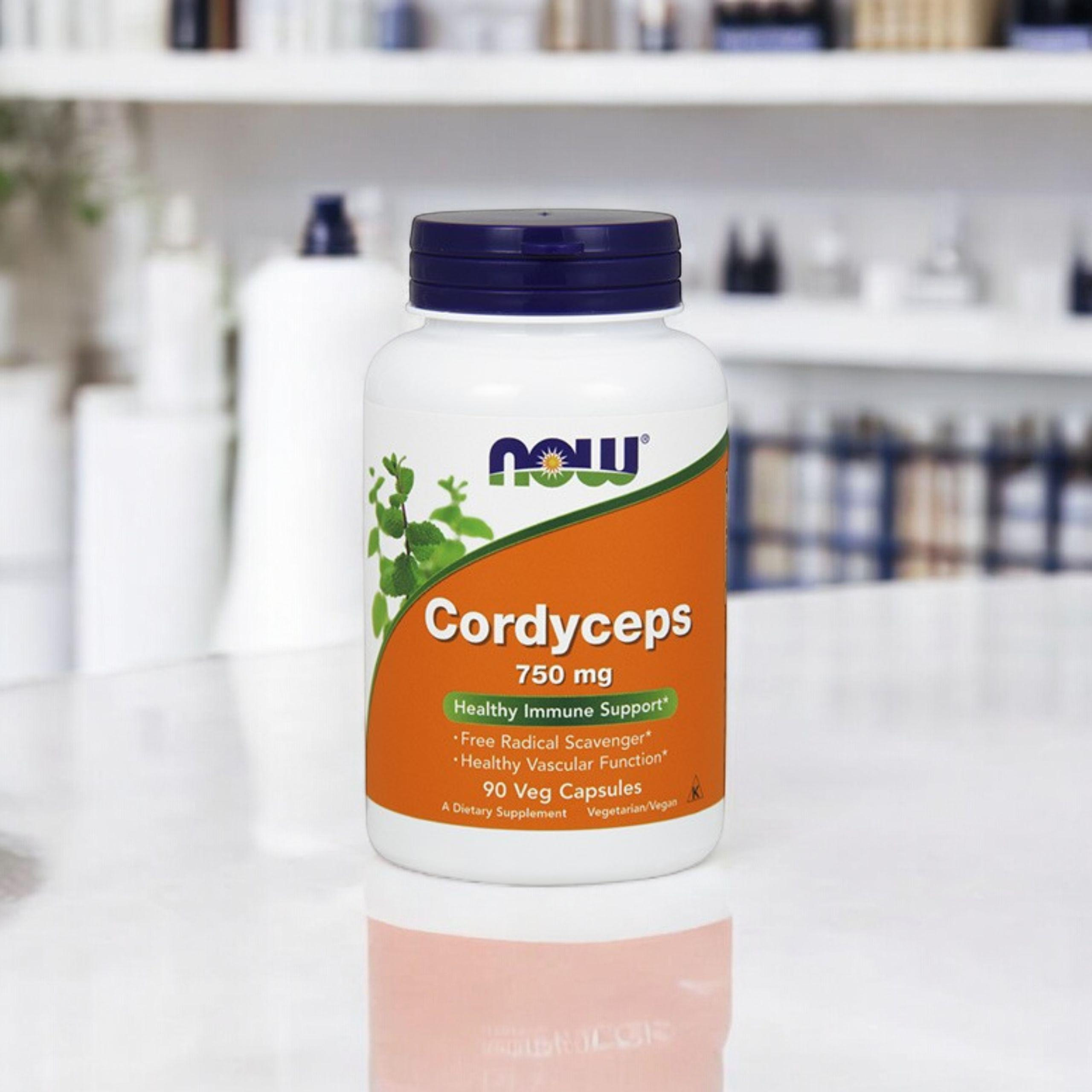 NOW Cordyceps 750mg - 2x 90vegcaps