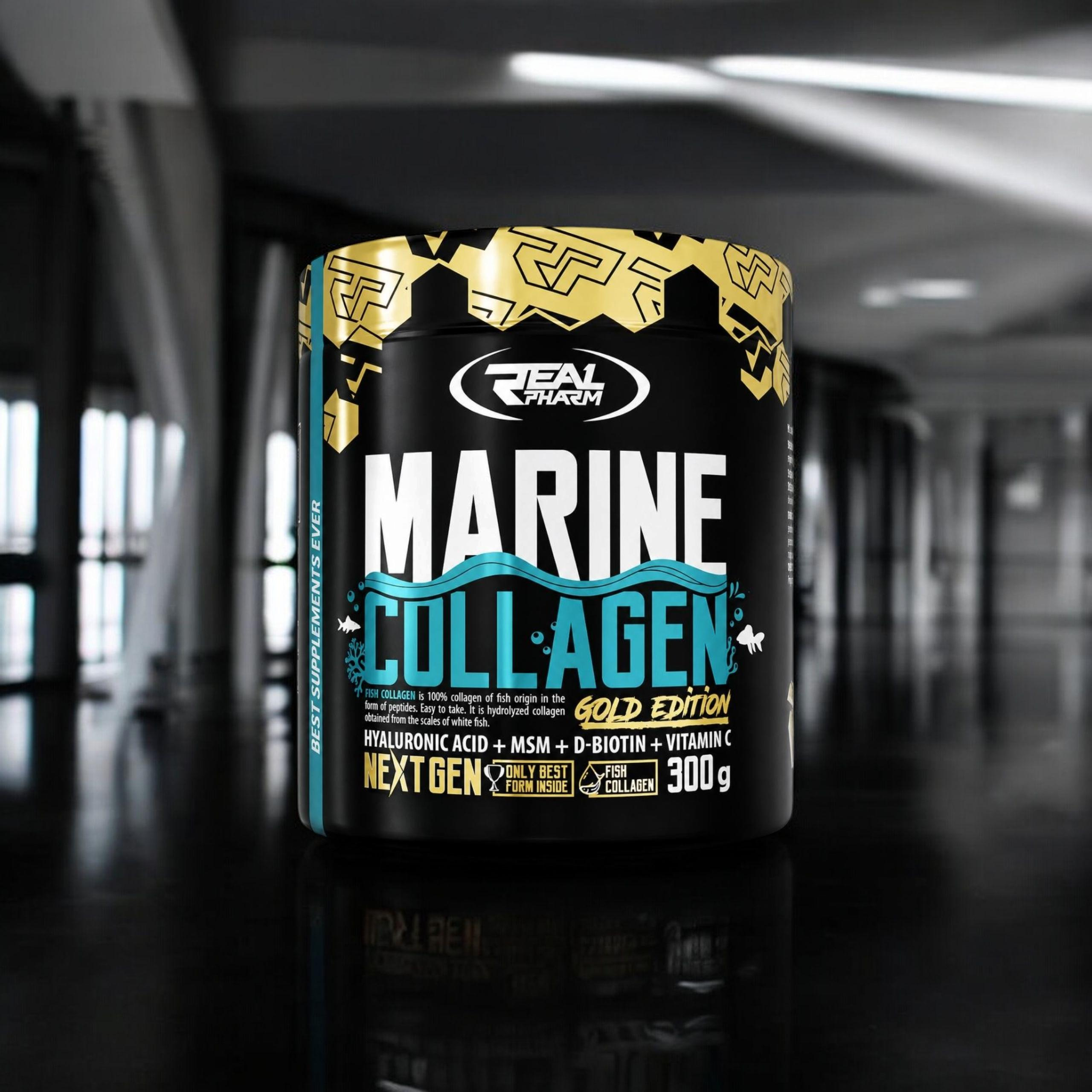 REAL PHARM - Marine Collagen - 300g - Raspberry Lemonade