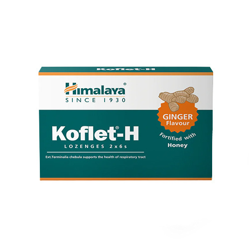 HIMALAYA Koflet-H - 12lozenges - Pastylki do ssania