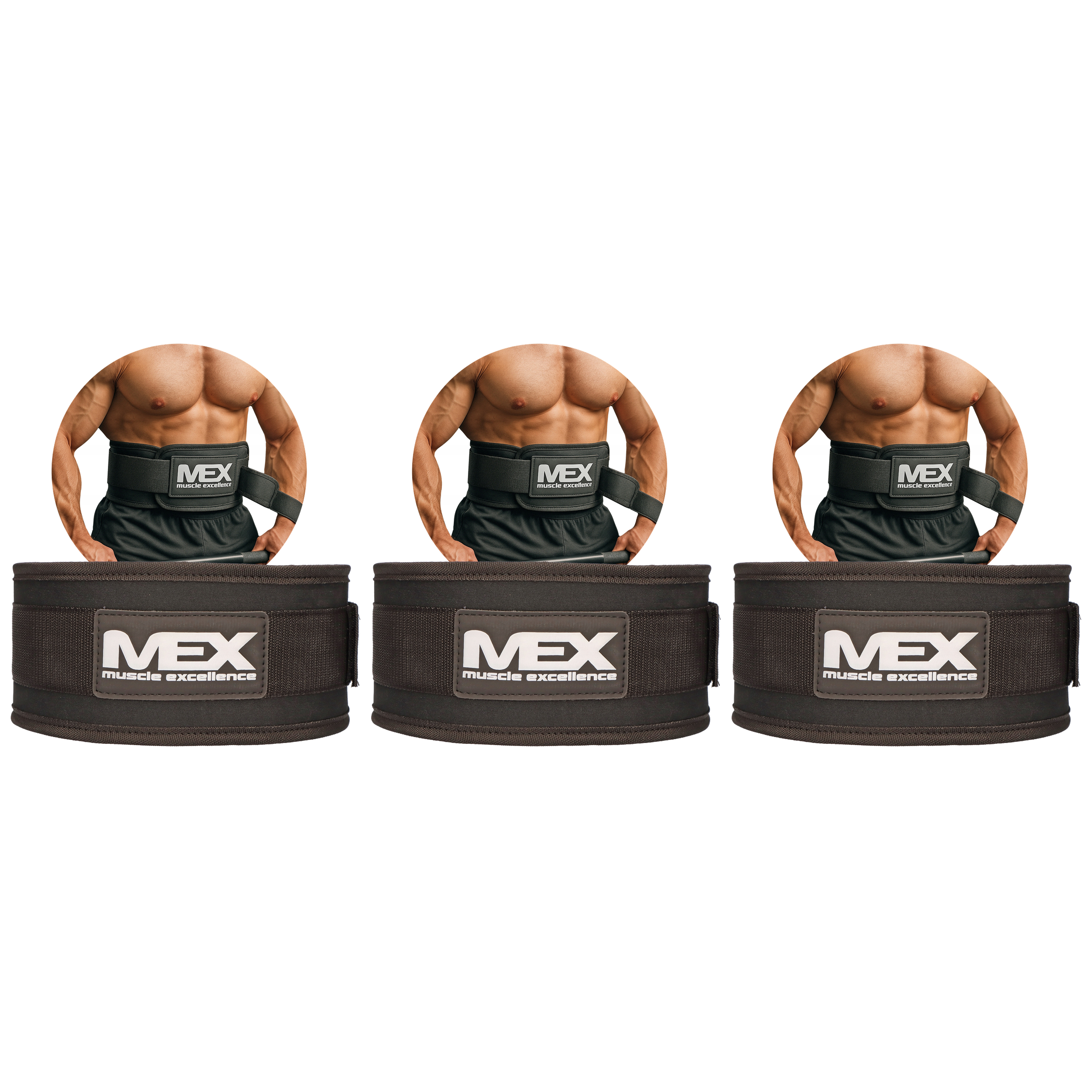 MEX SPORT - 3x Pas Fit-N Black