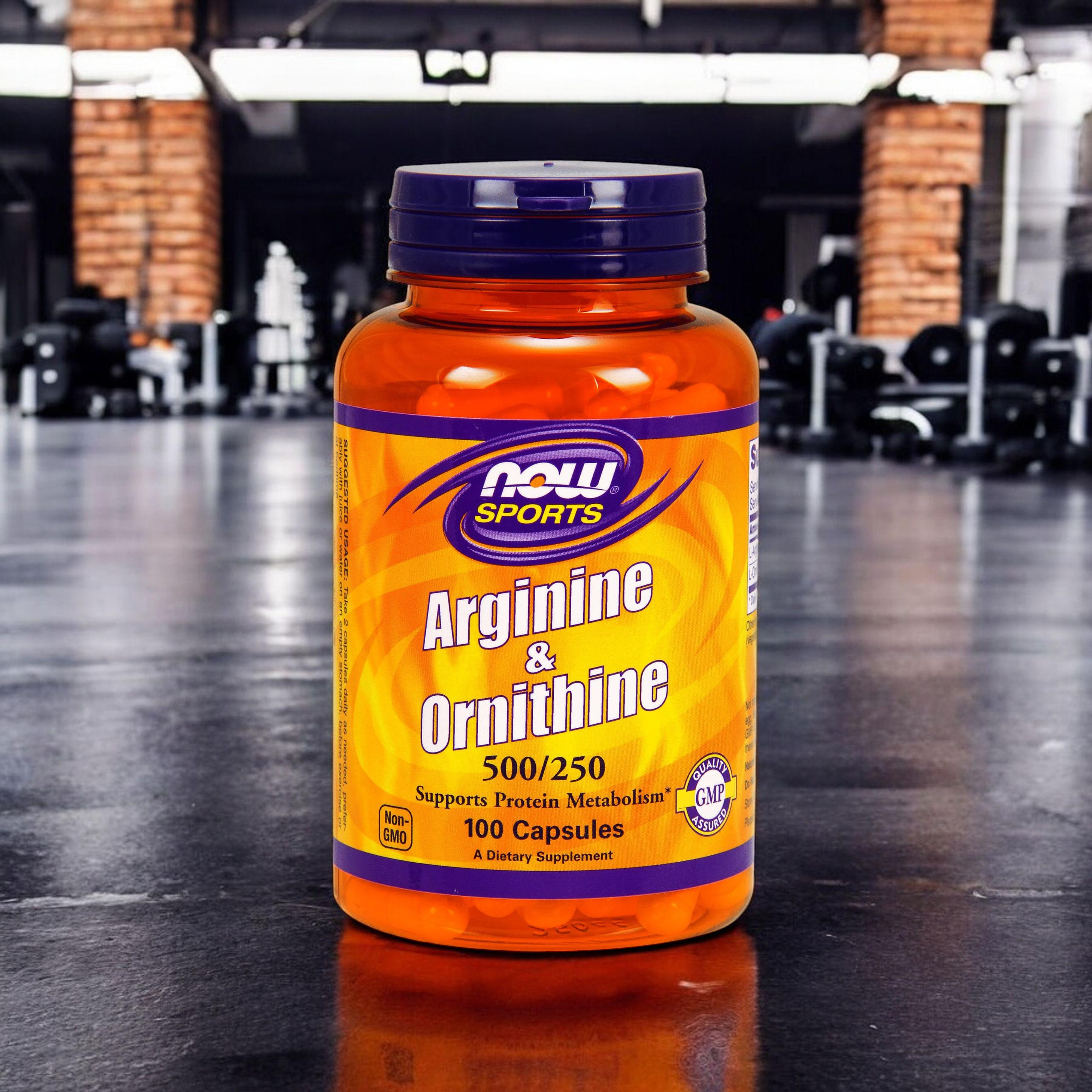 NOW Arginine & Ornithine - 3x 100caps