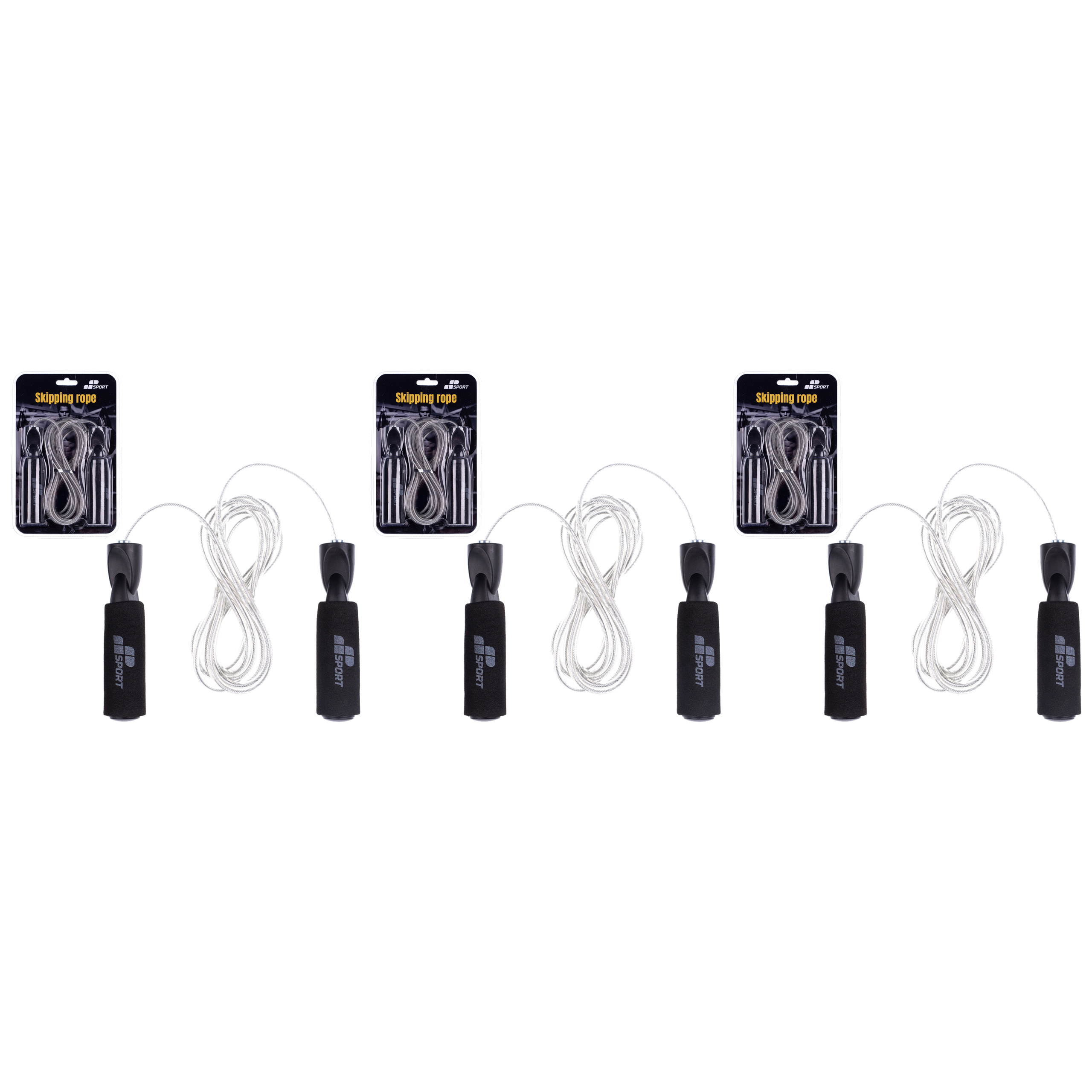 MP SPORT Jump Rope - Sponge Handle - Skakanka z miękkim uchwytem - 3x 3m