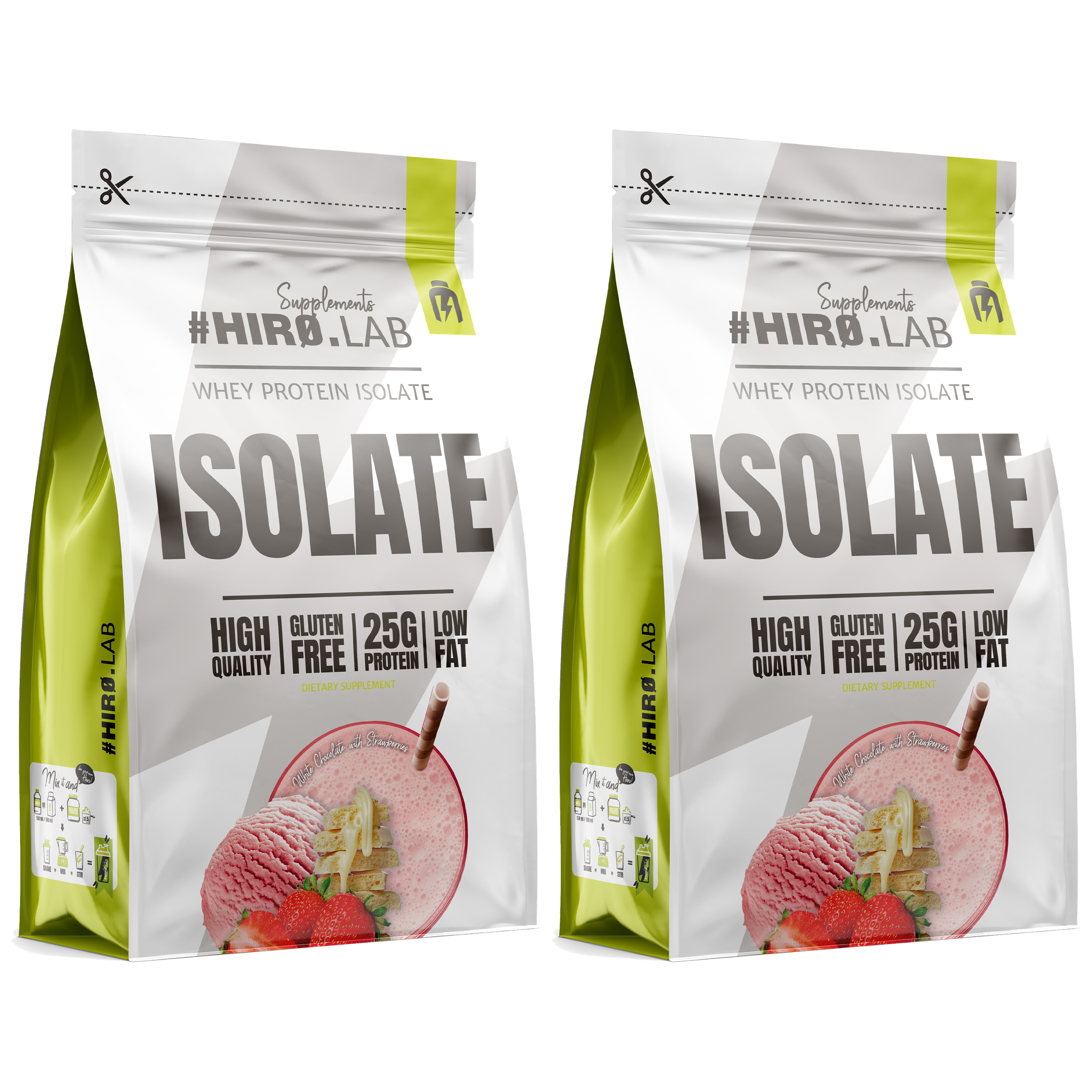 HIRO.LAB Whey Protein Isolate - 2x 700g