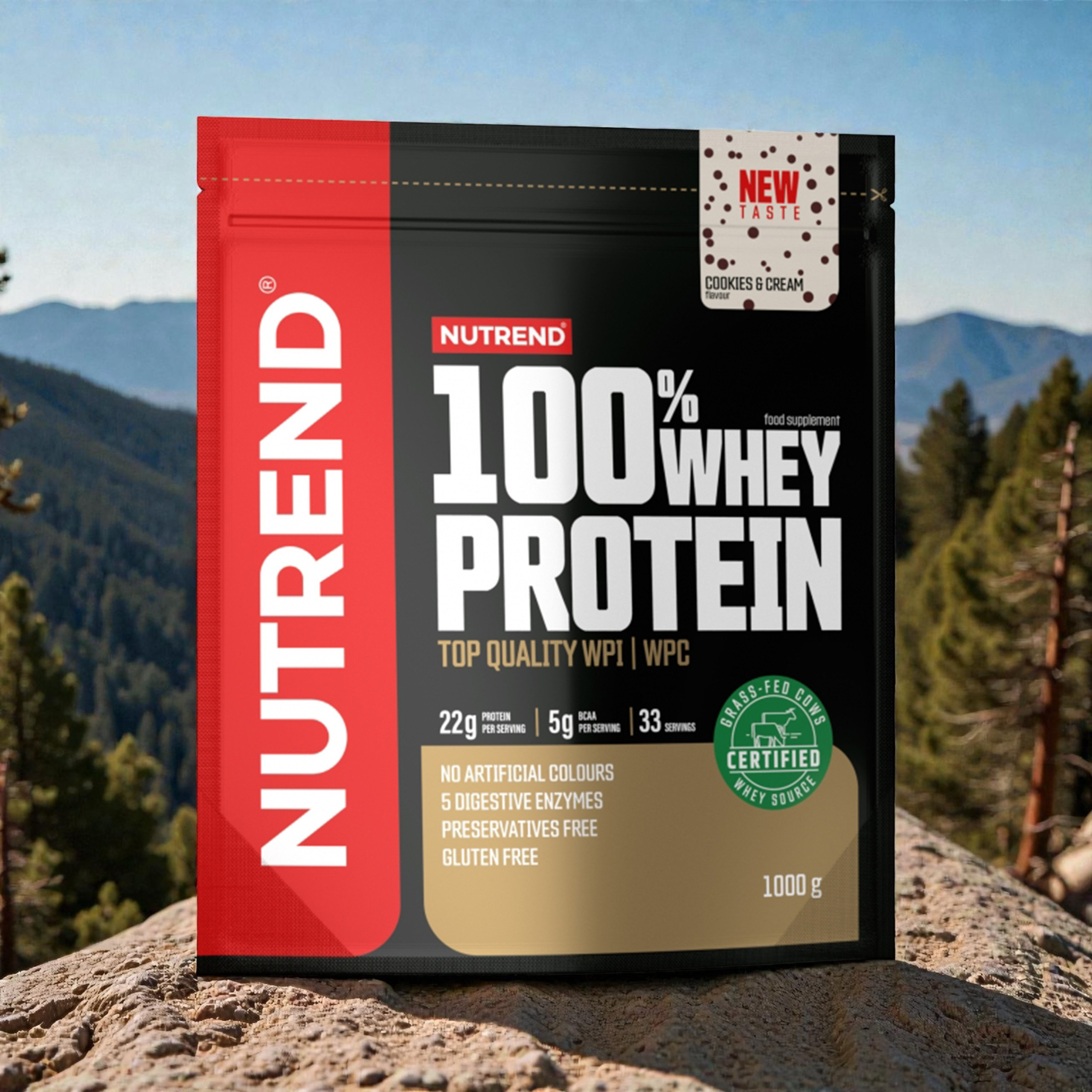 NUTREND 100% Whey Protein - 2x 1000g