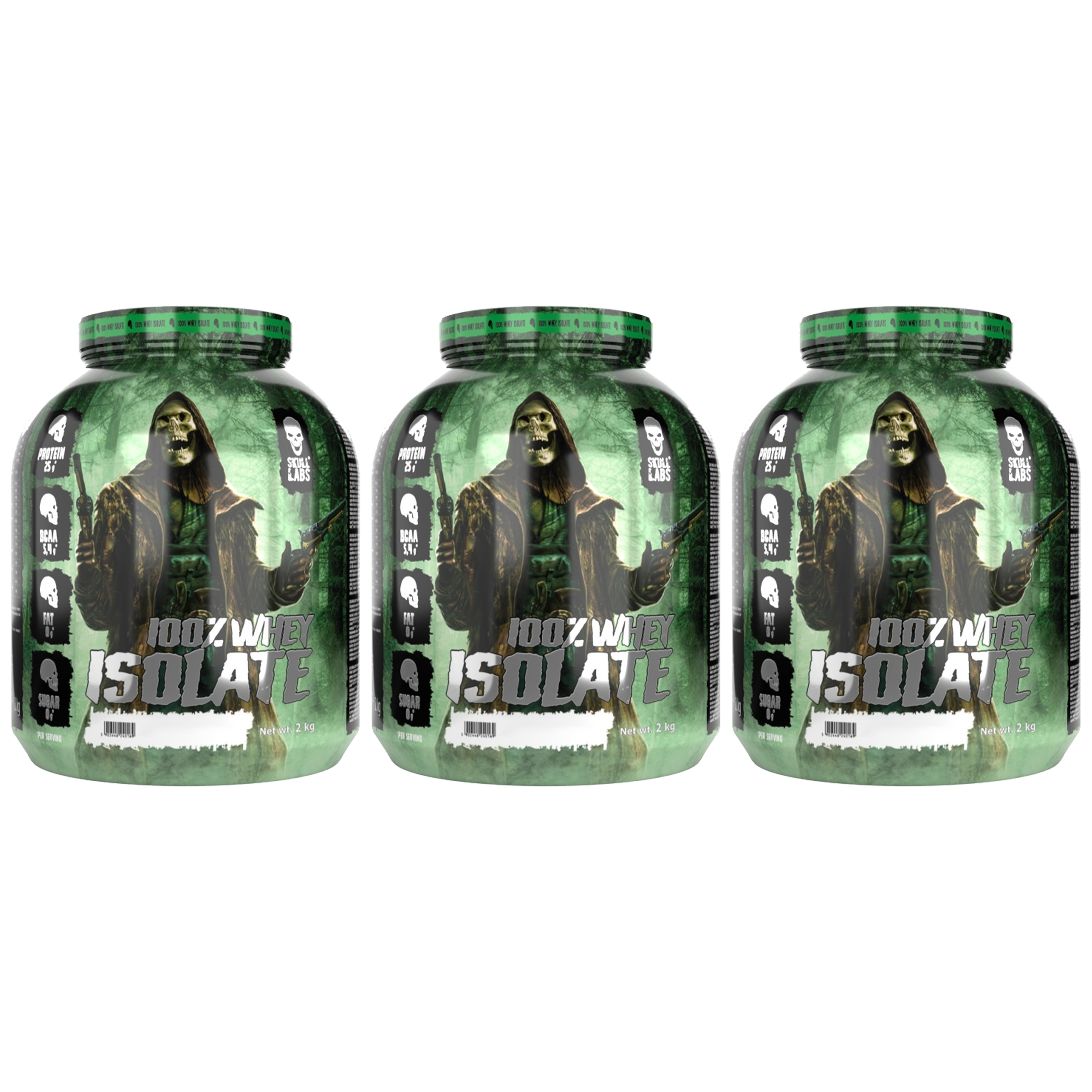 SKULL LABS 100% Whey Isolate - 3x 2000g