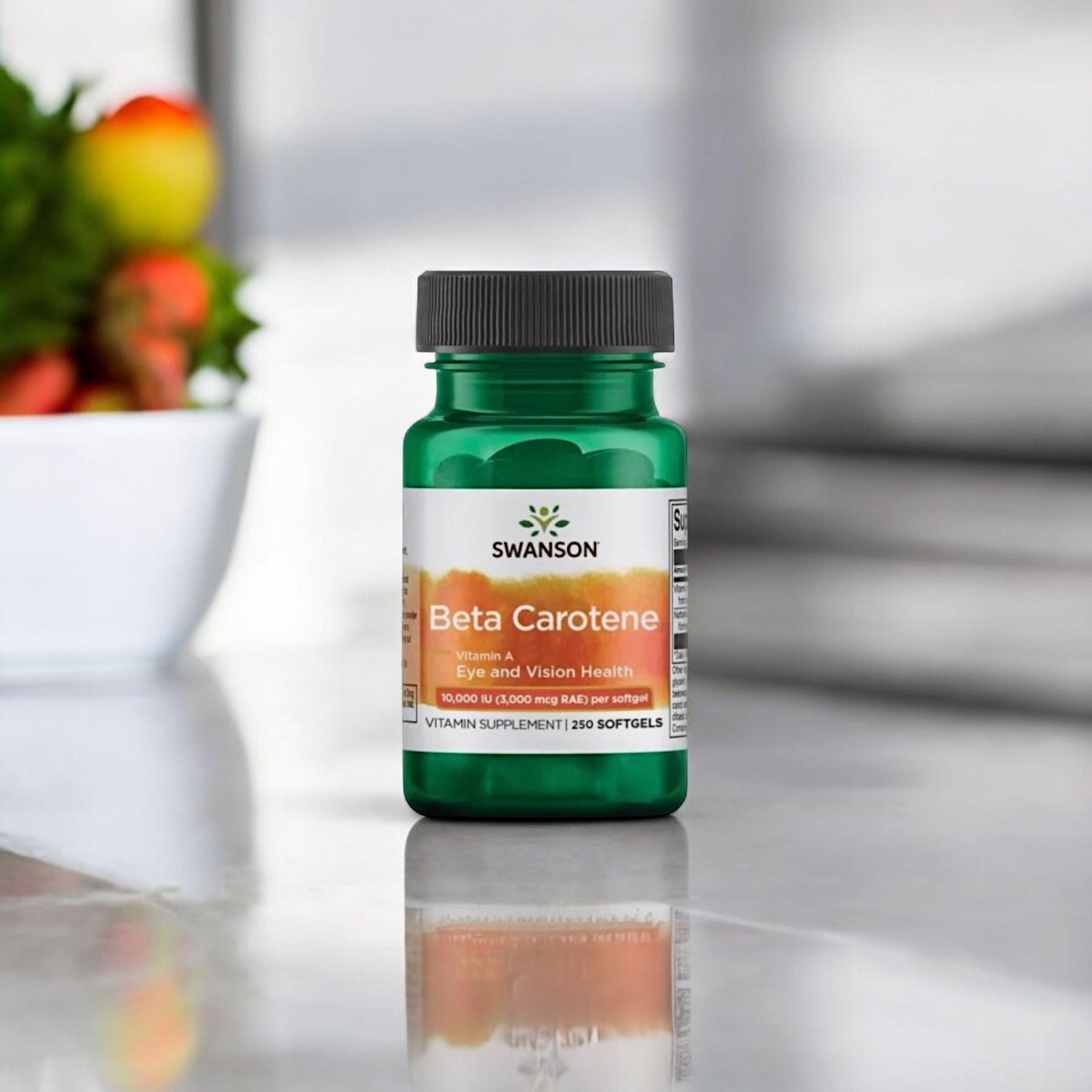 SWANSON Beta Carotene 10000IU - 2x 250softgels