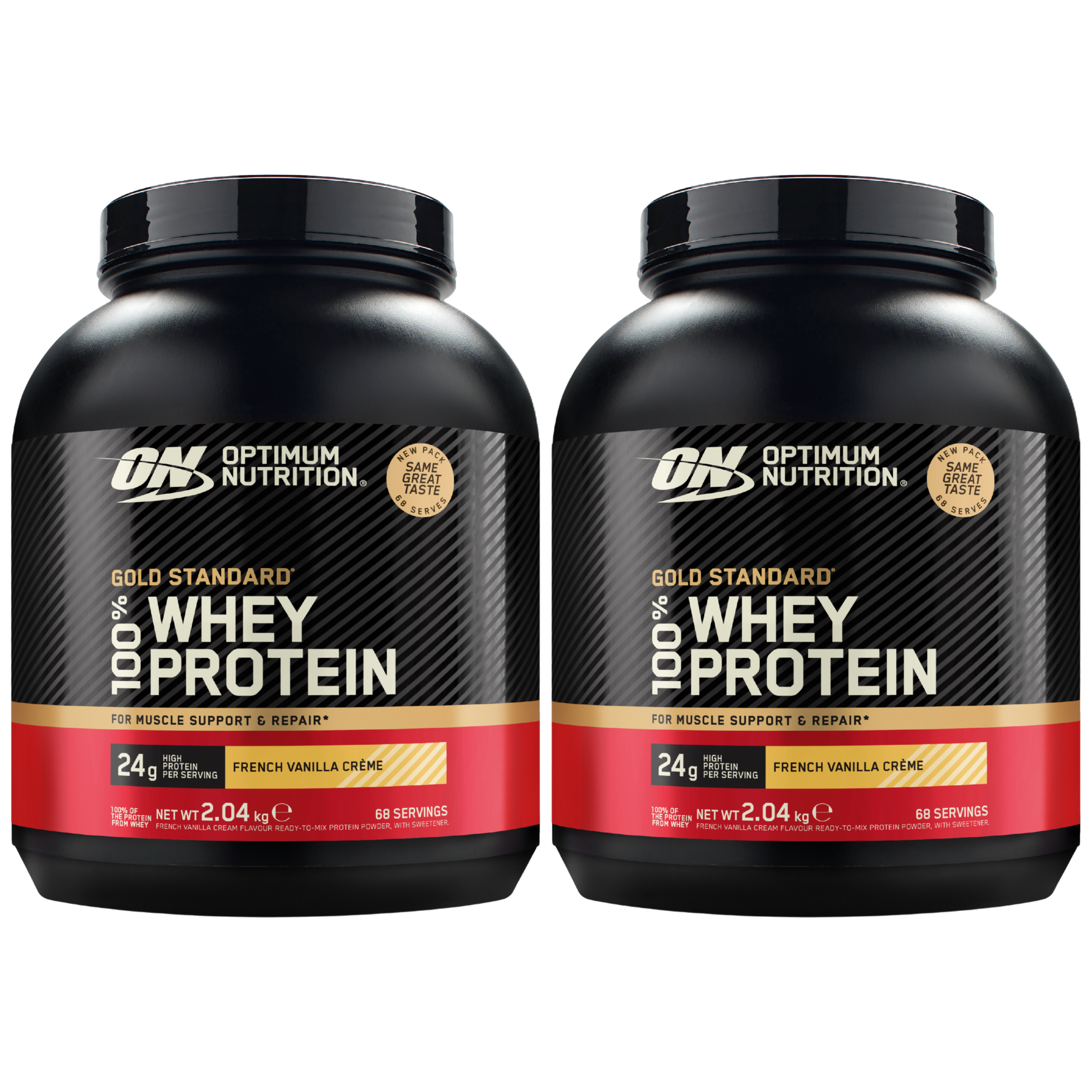 OPTIMUM NUTRITION Whey Gold Standard - 2x 2040g