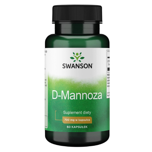 SWANSON - D-Mannoza 700mg - 2x 60vcaps.