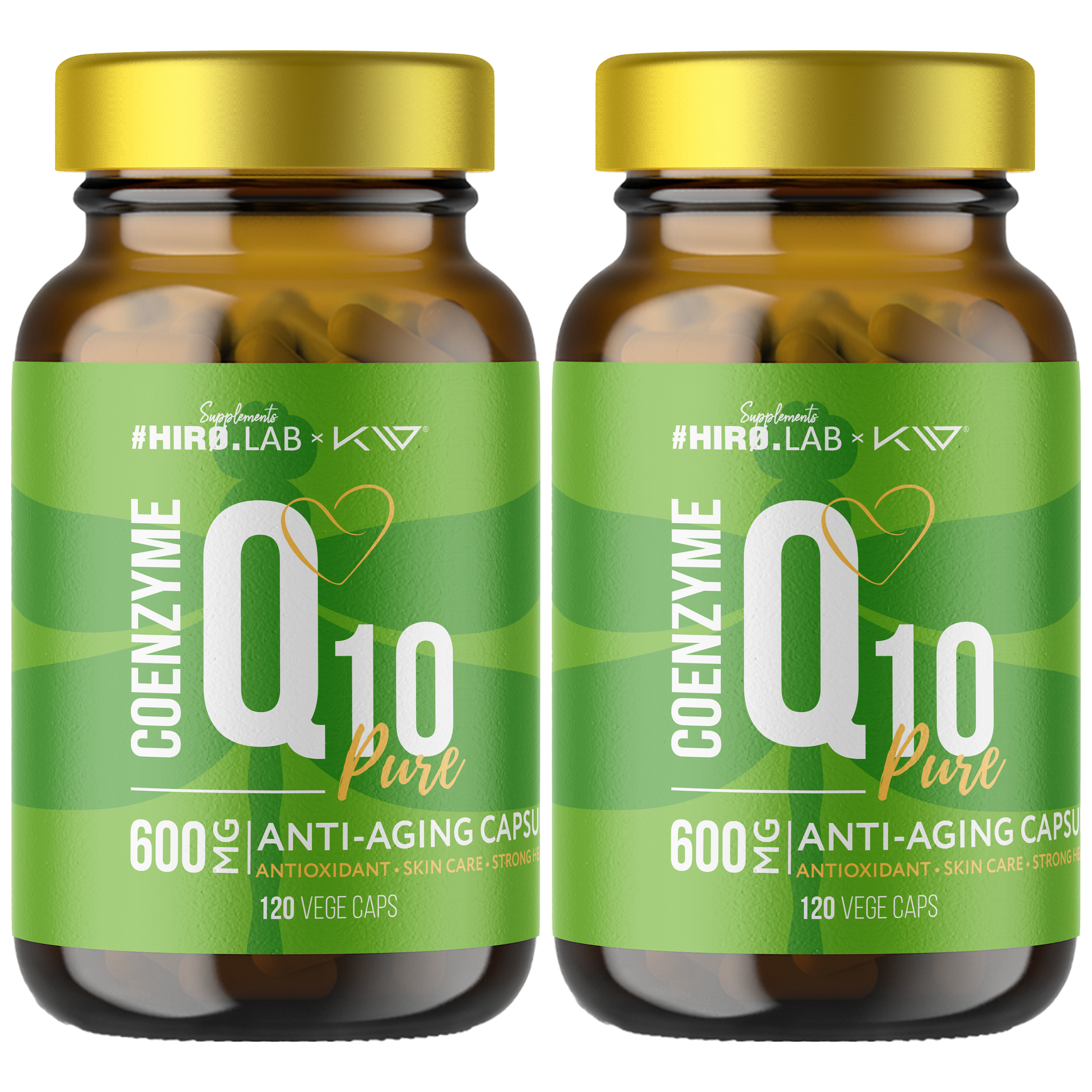 HIRO.LAB x Kamila Wybrańczyk Coenzyme Q10 600mg -2x 120vcaps. - Koenzym Q10